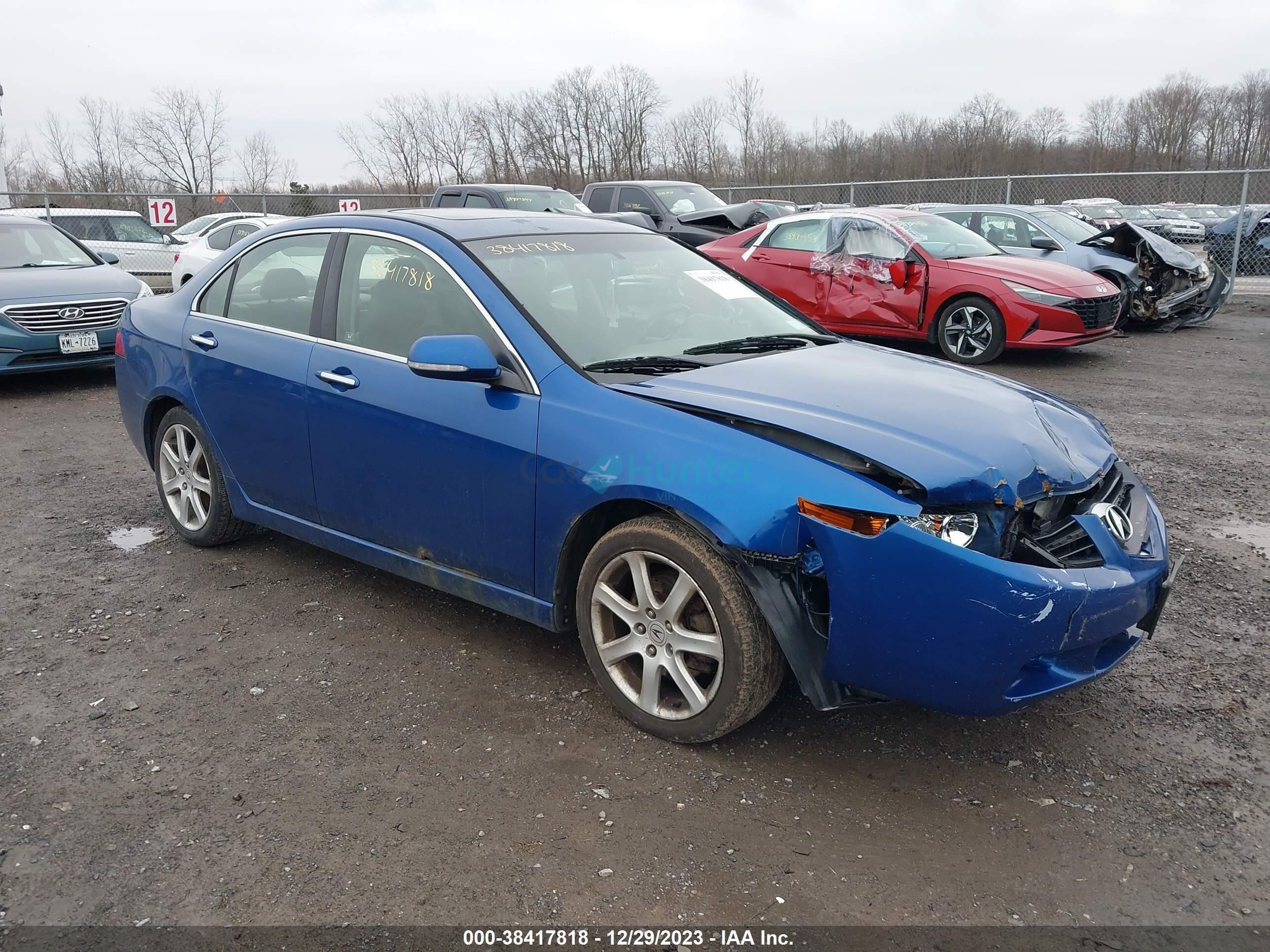 acura tsx 2004 jh4cl96884c042618