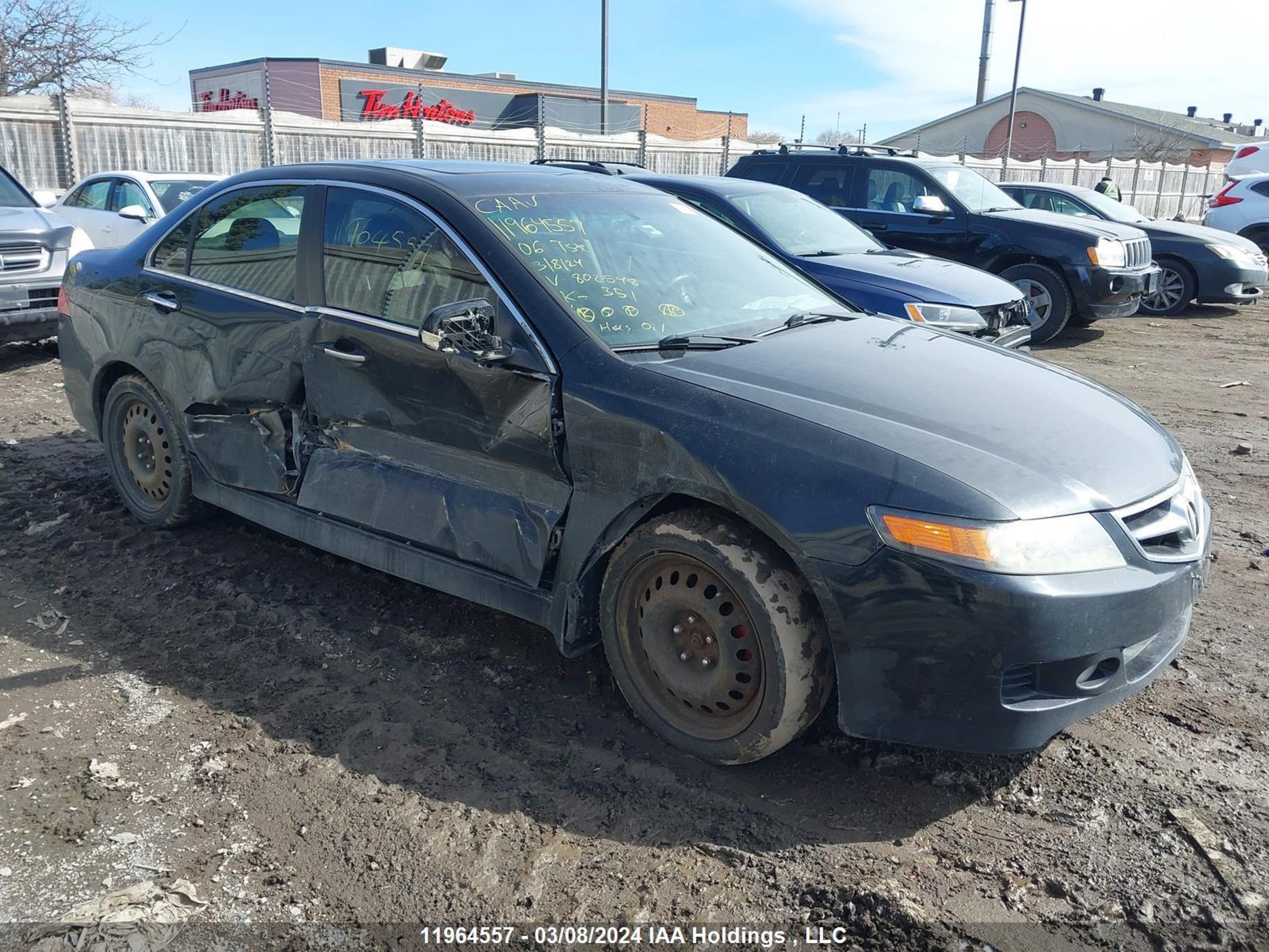 acura tsx 2006 jh4cl96886c802548