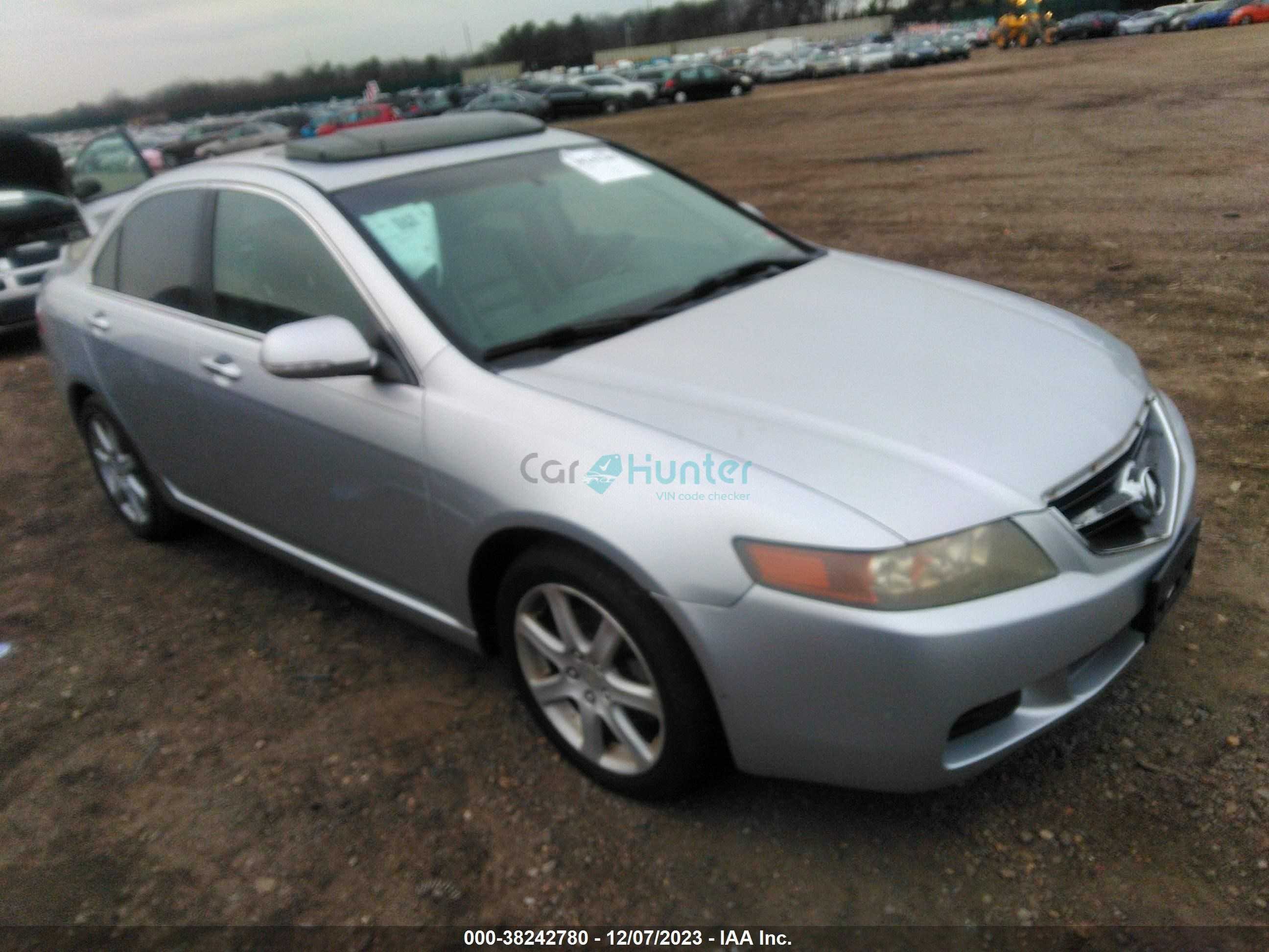 acura tsx 2004 jh4cl96894c007683