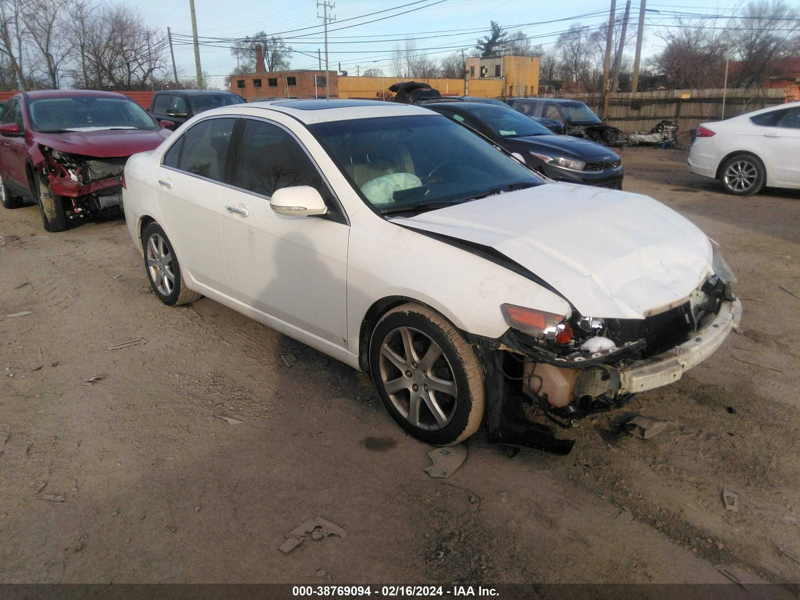 acura tsx 2004 jh4cl968x4c009510