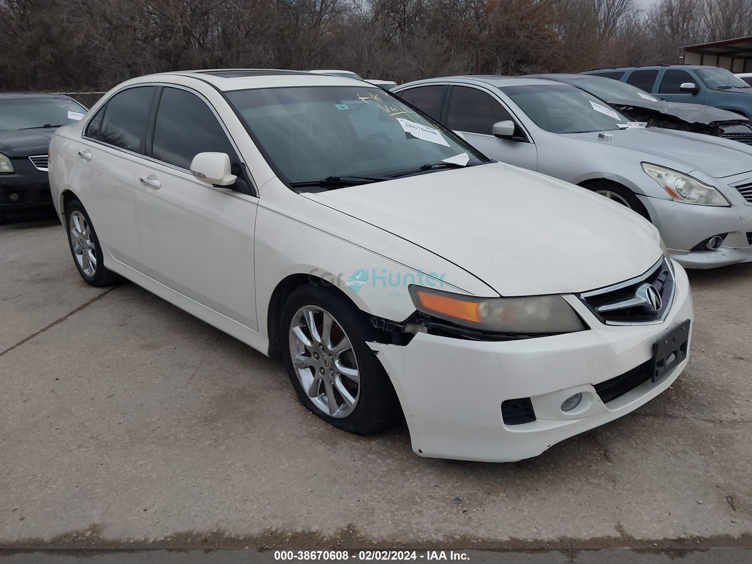acura tsx 2006 jh4cl968x6c032210