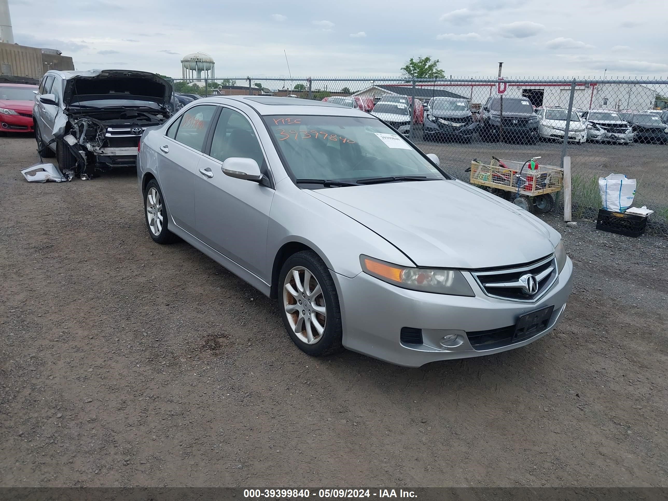 acura tsx 2007 jh4cl96927c007506