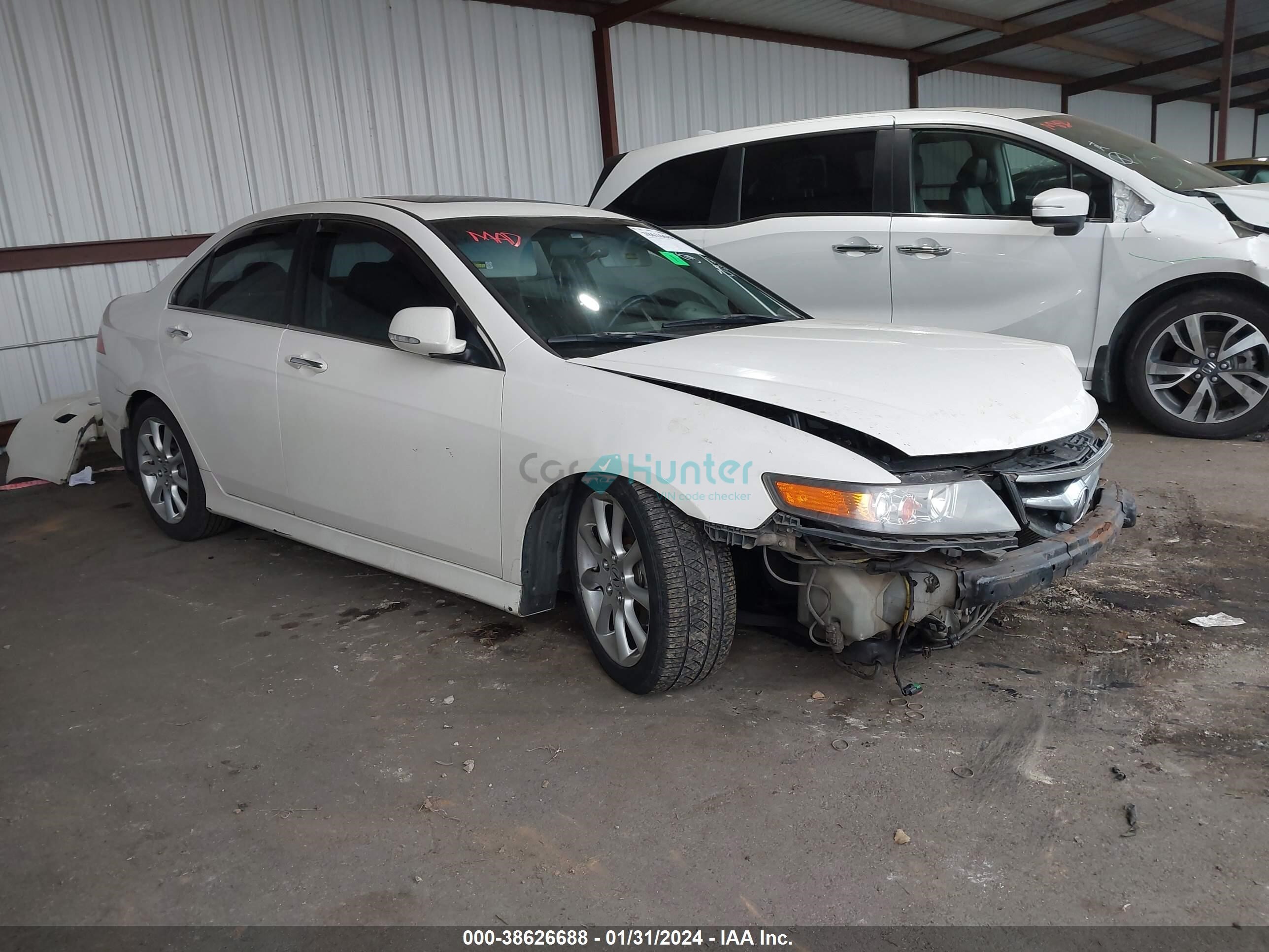 acura tsx 2007 jh4cl96997c010709