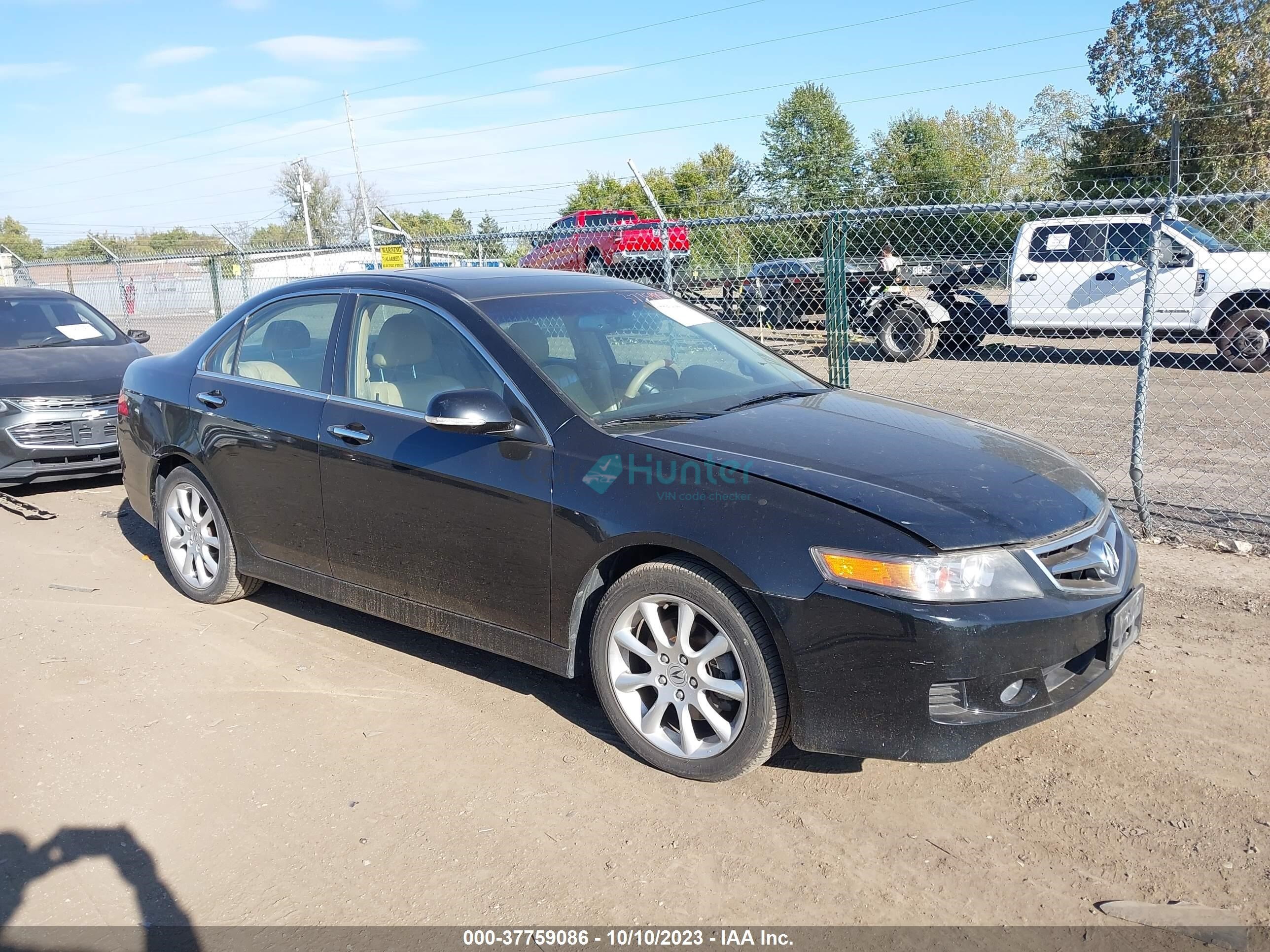 acura tsx 2006 jh4cl969x6c001368