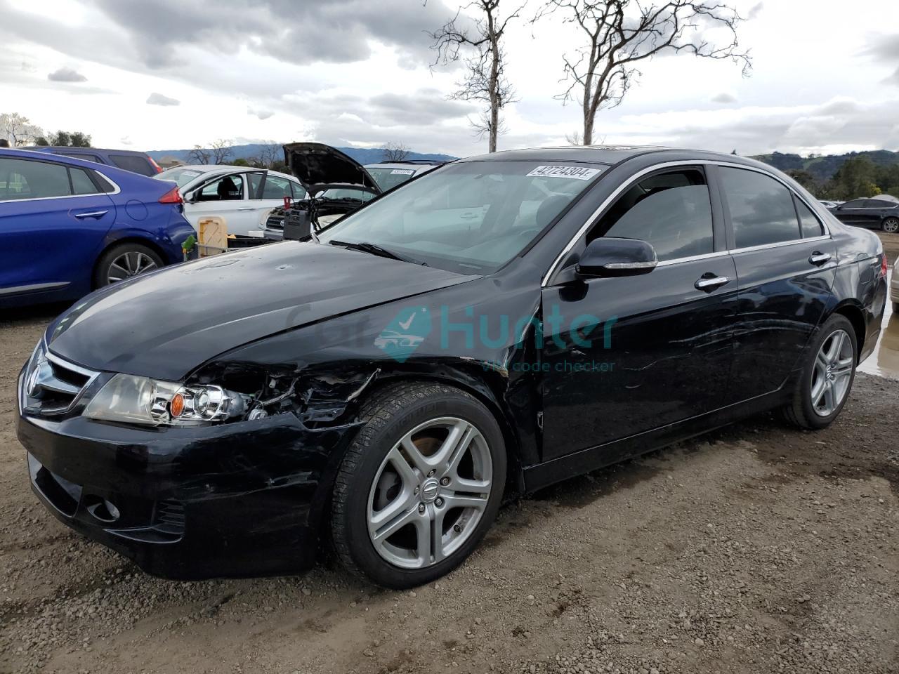 acura tsx 2007 jh4cl969x7c011447