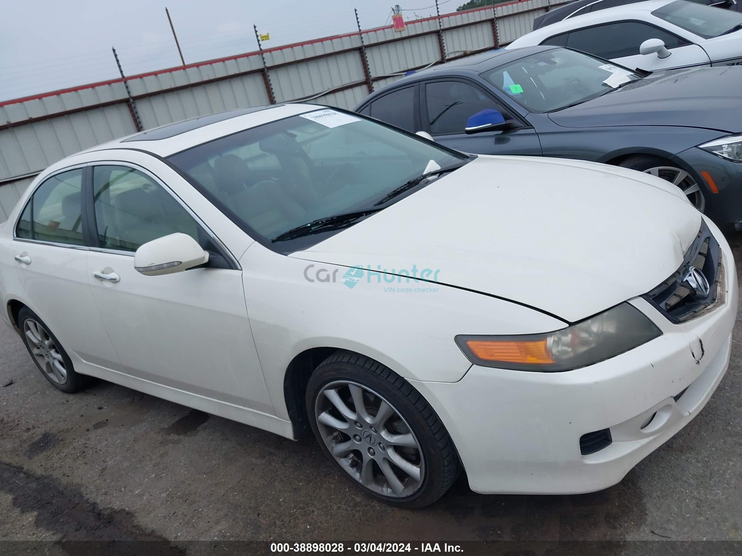 acura tsx 2008 jh4cl969x8c003222