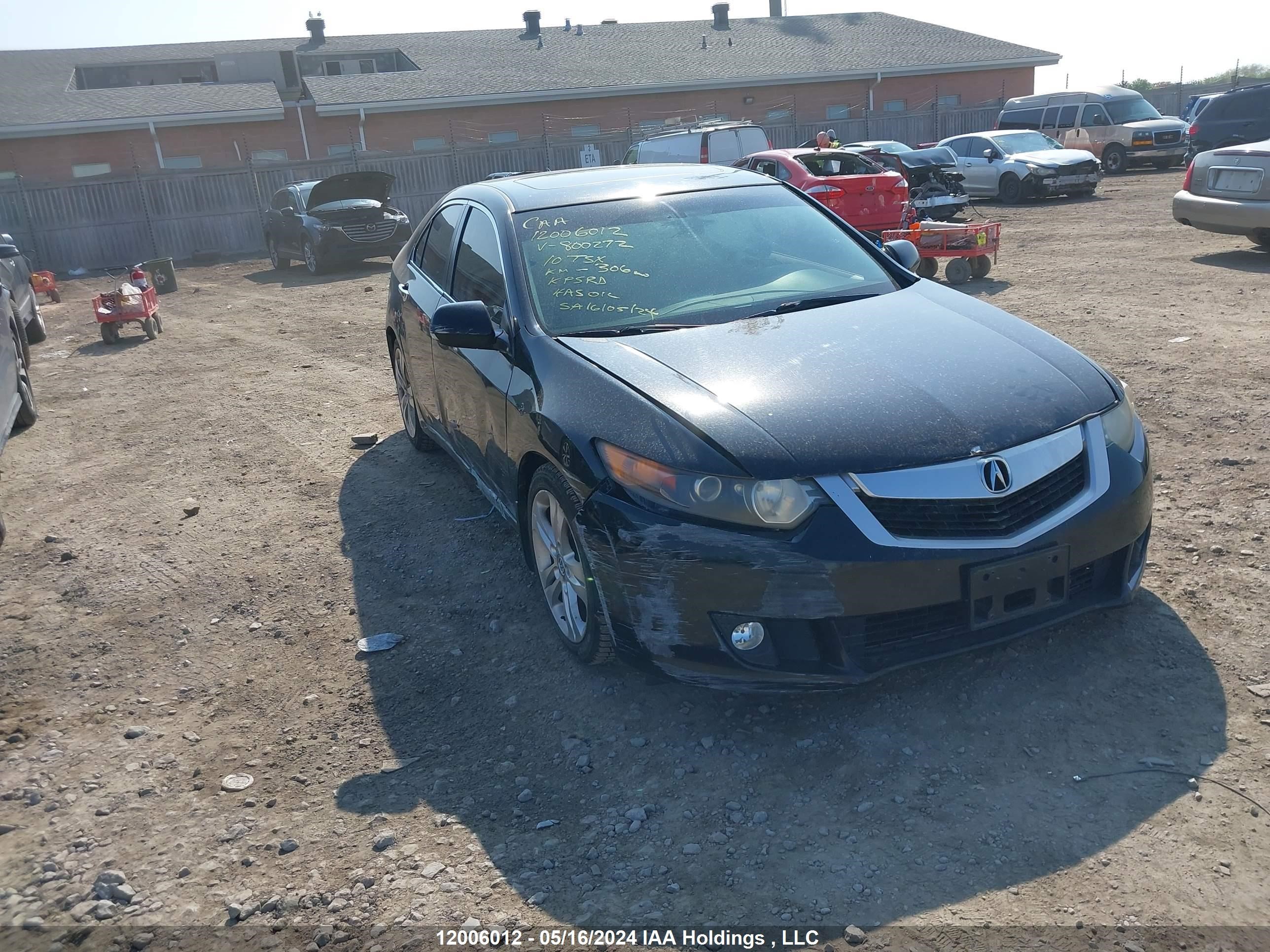 acura tsx 2010 jh4cu4f66ac800272