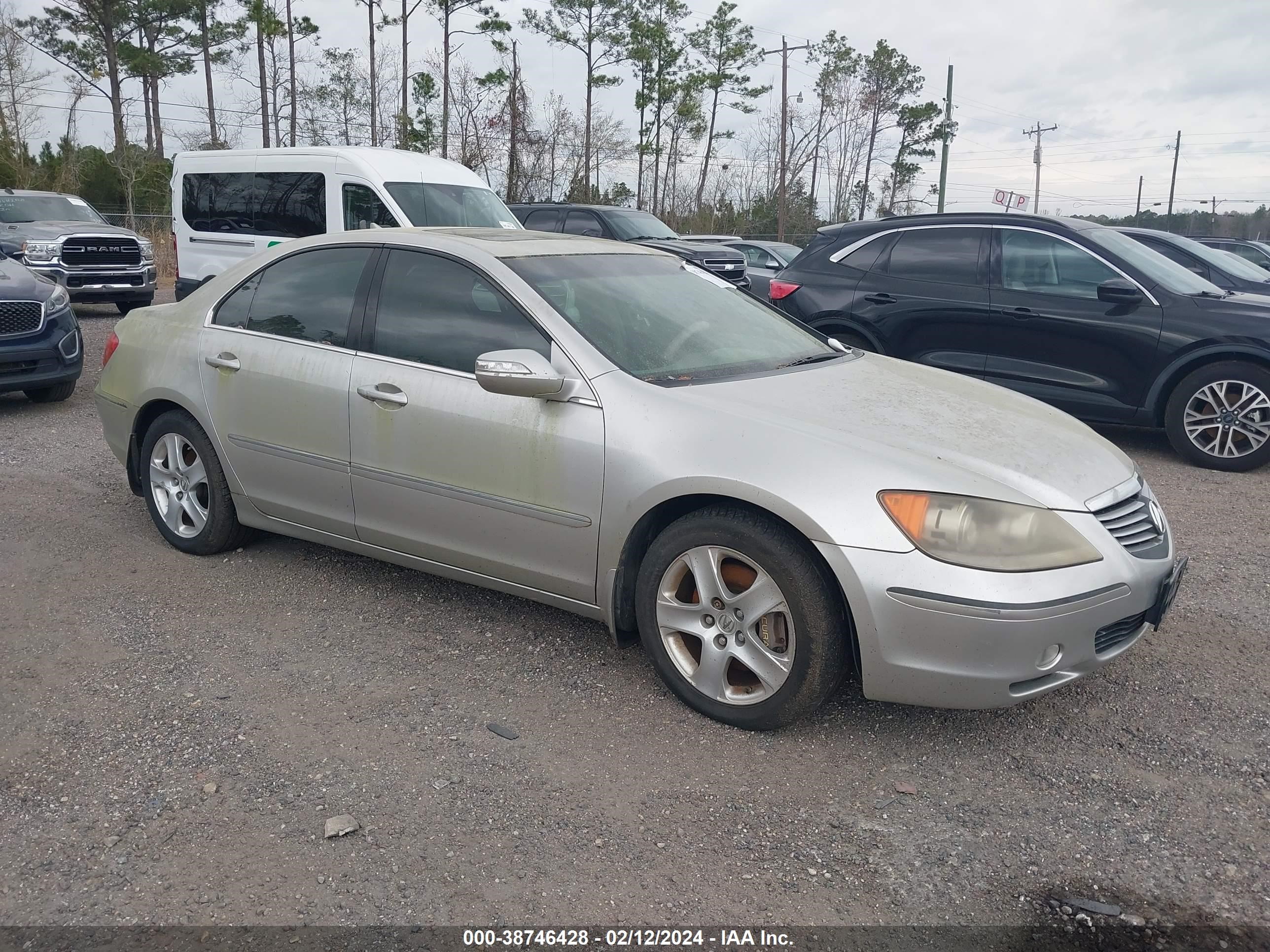 acura rl 2005 jh4kb16345c008262