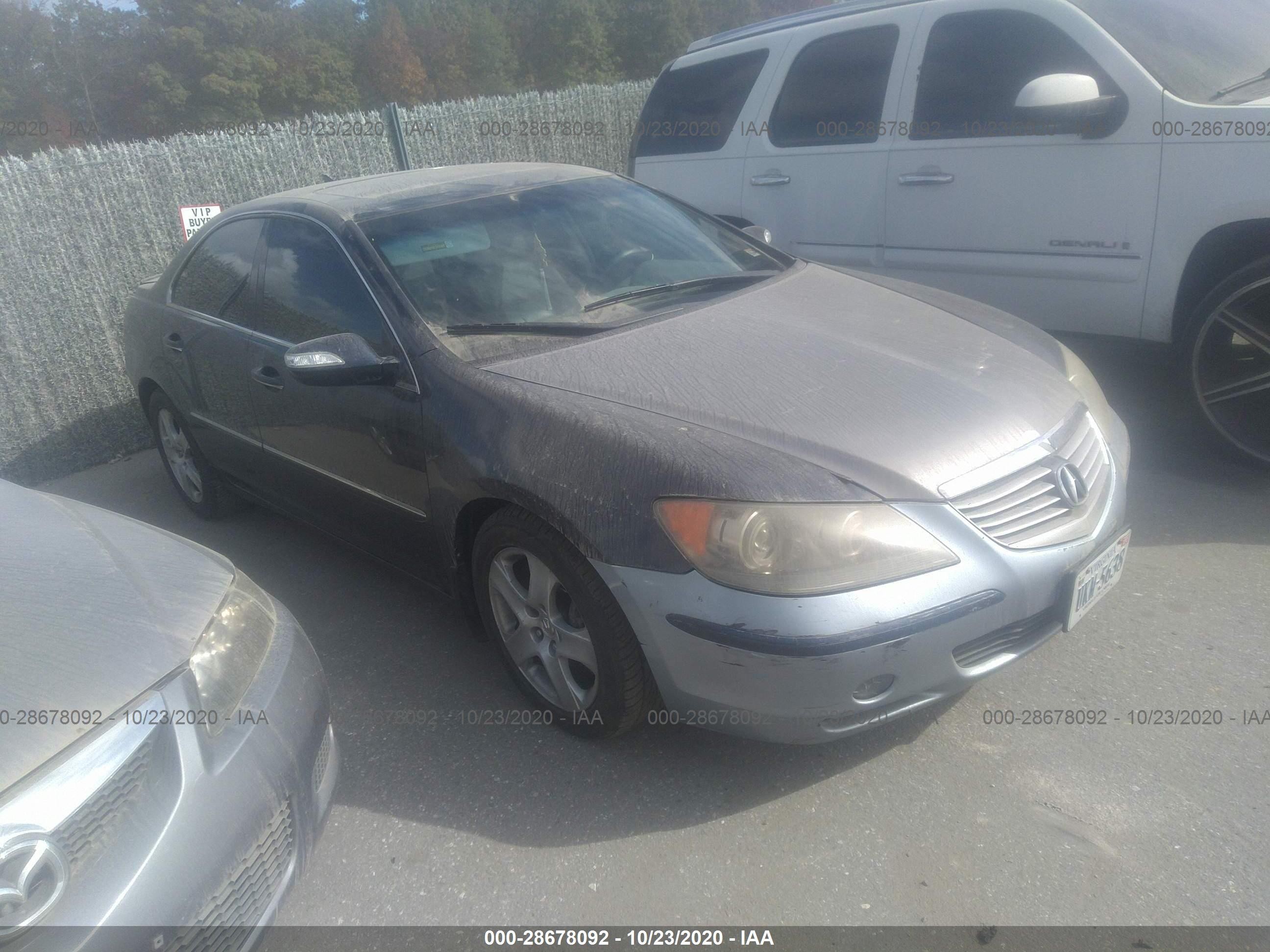 acura rl 2005 jh4kb16585c015670