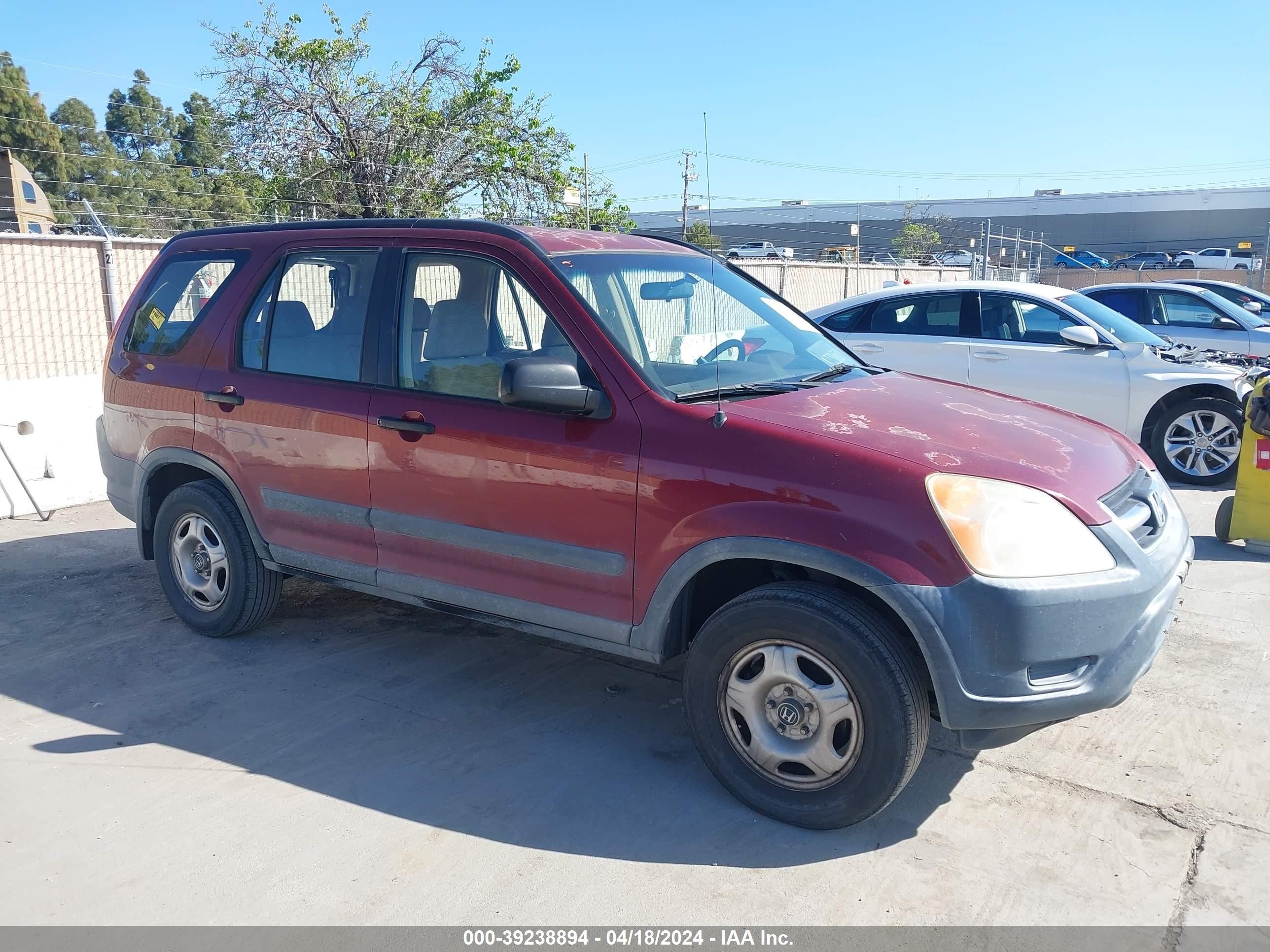 honda cr-v 2003 jhlrd68453c013144