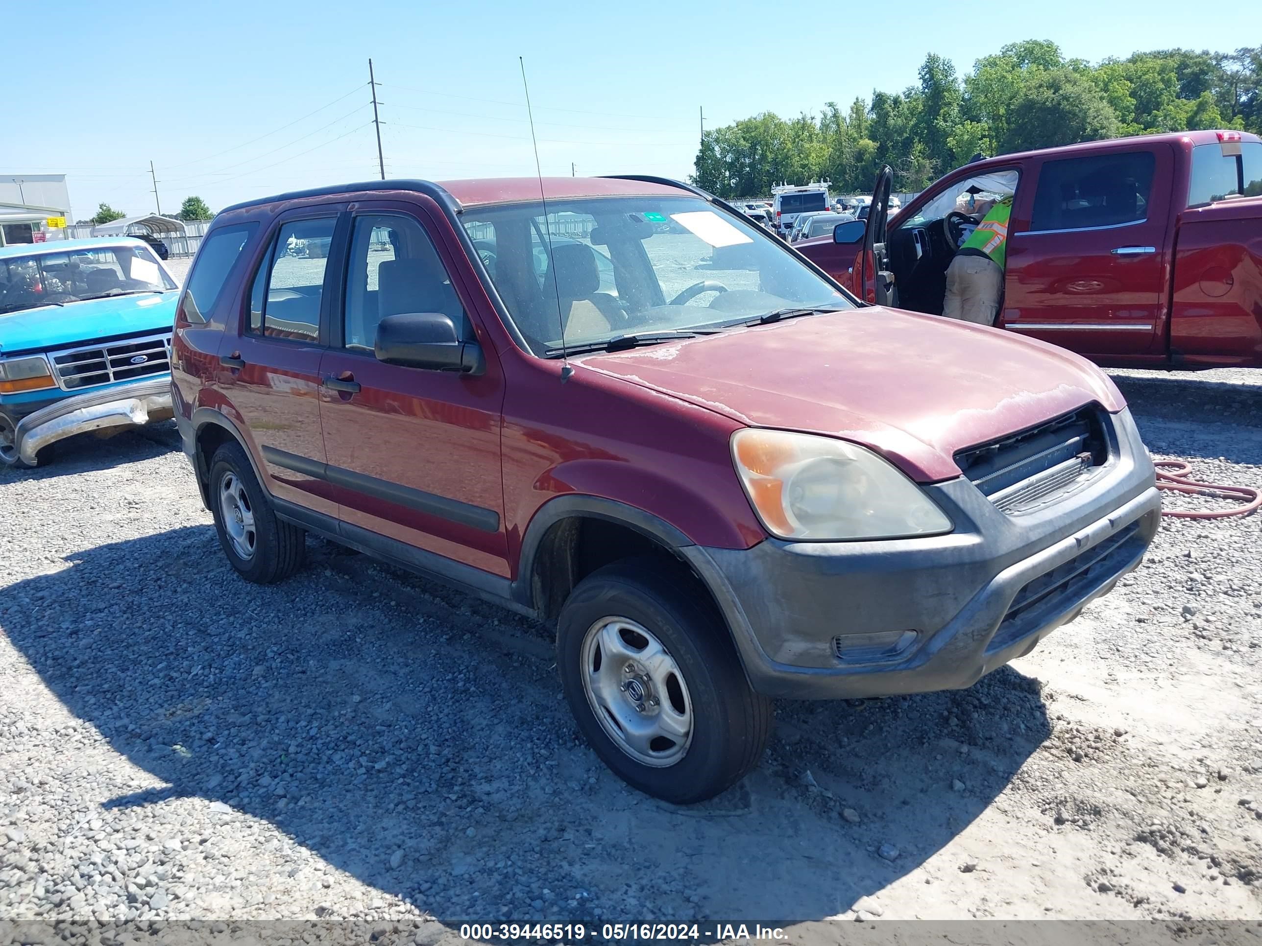 honda cr-v 2003 jhlrd684x3c016475