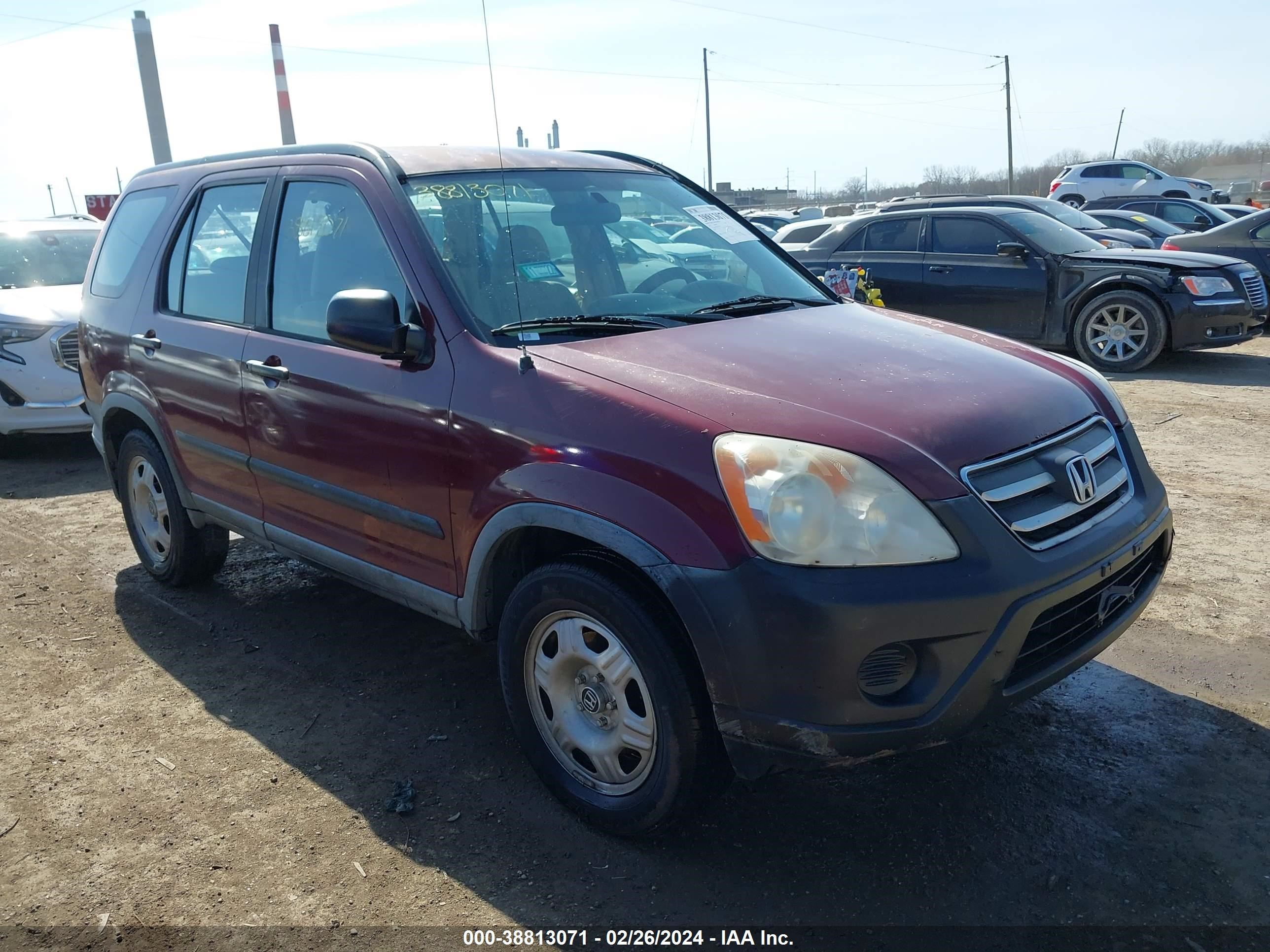 honda cr-v 2005 jhlrd68555c016590