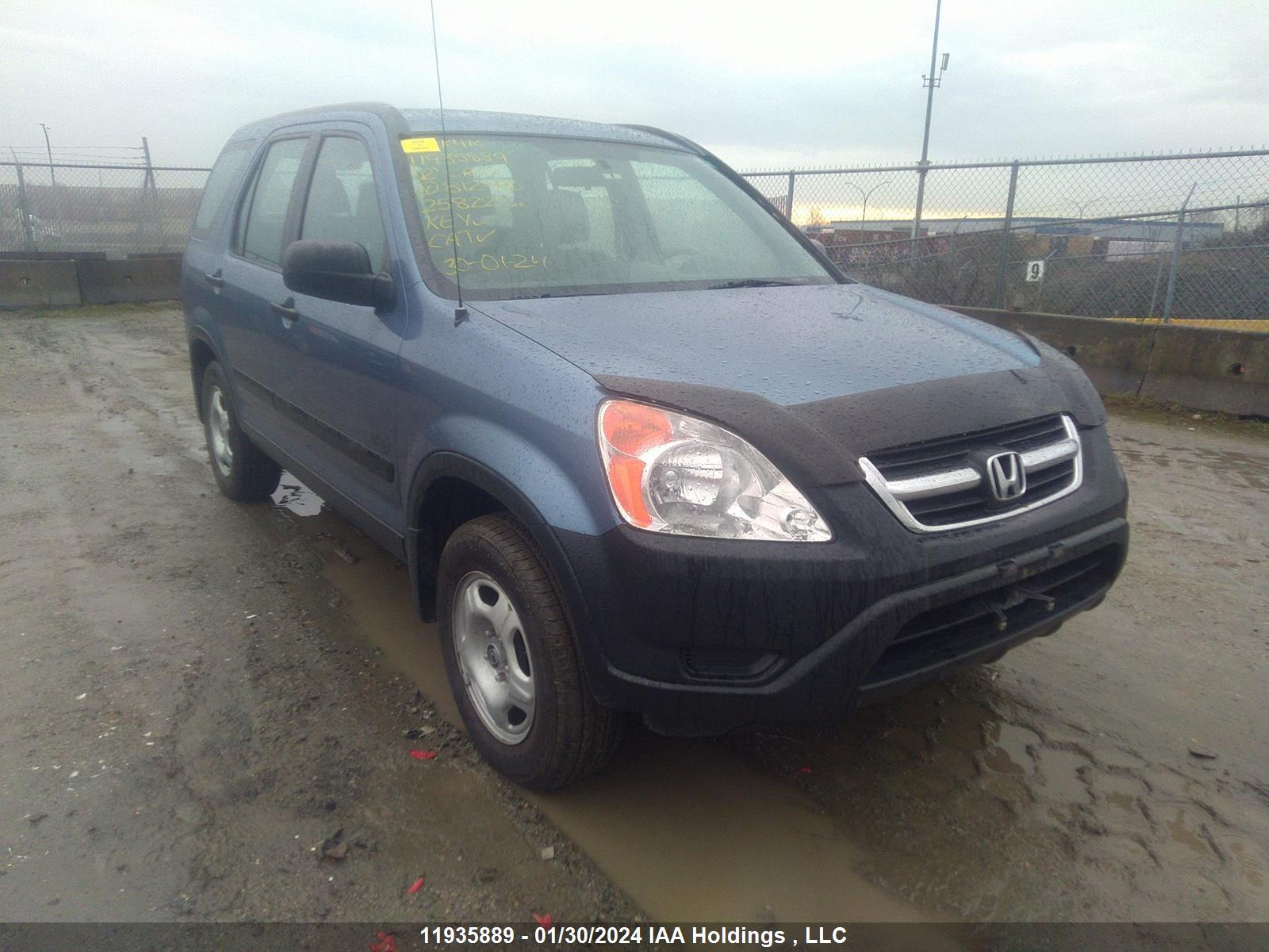 honda cr-v 2002 jhlrd78412c812990