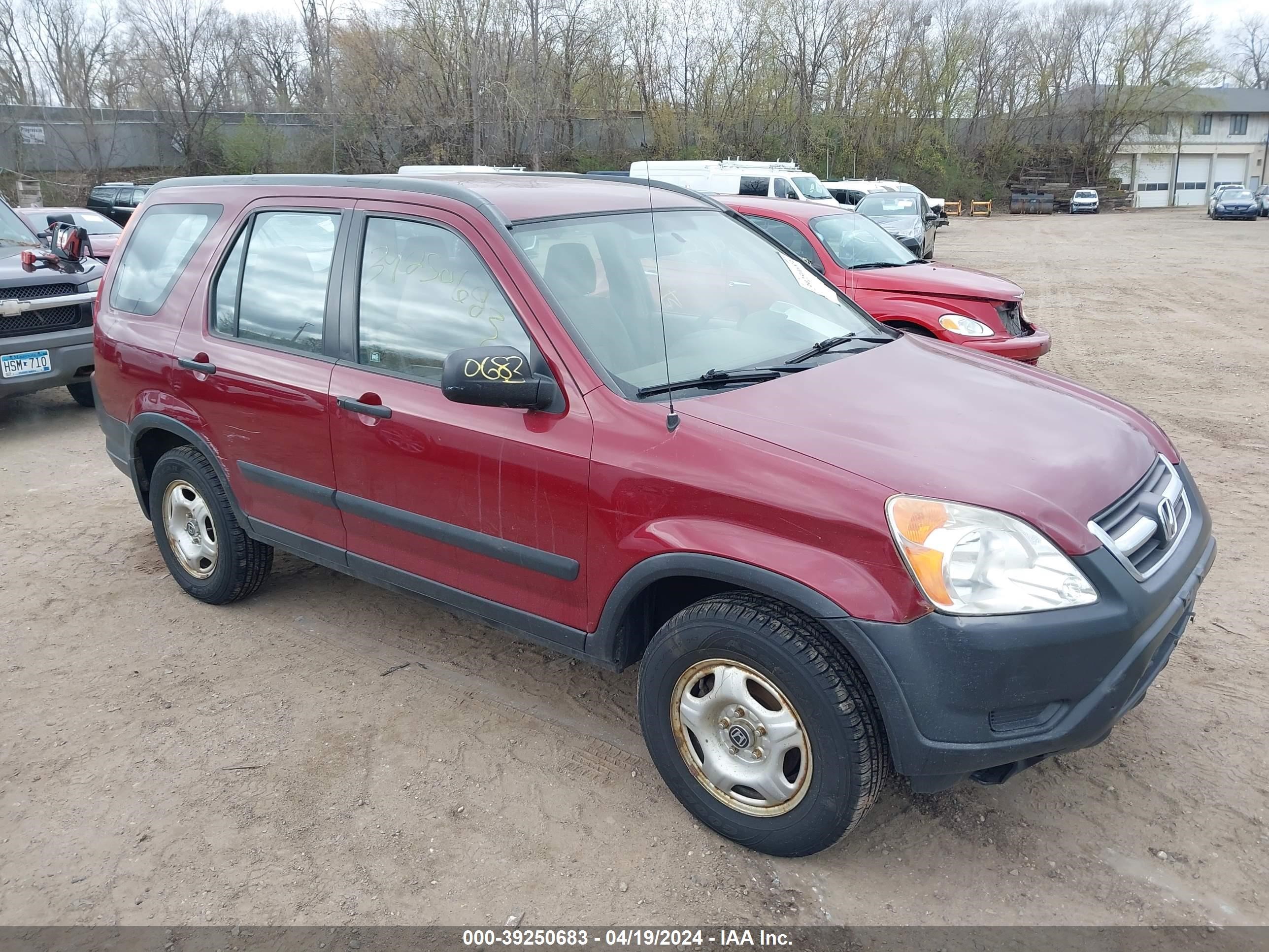 honda cr-v 2004 jhlrd78594c025135