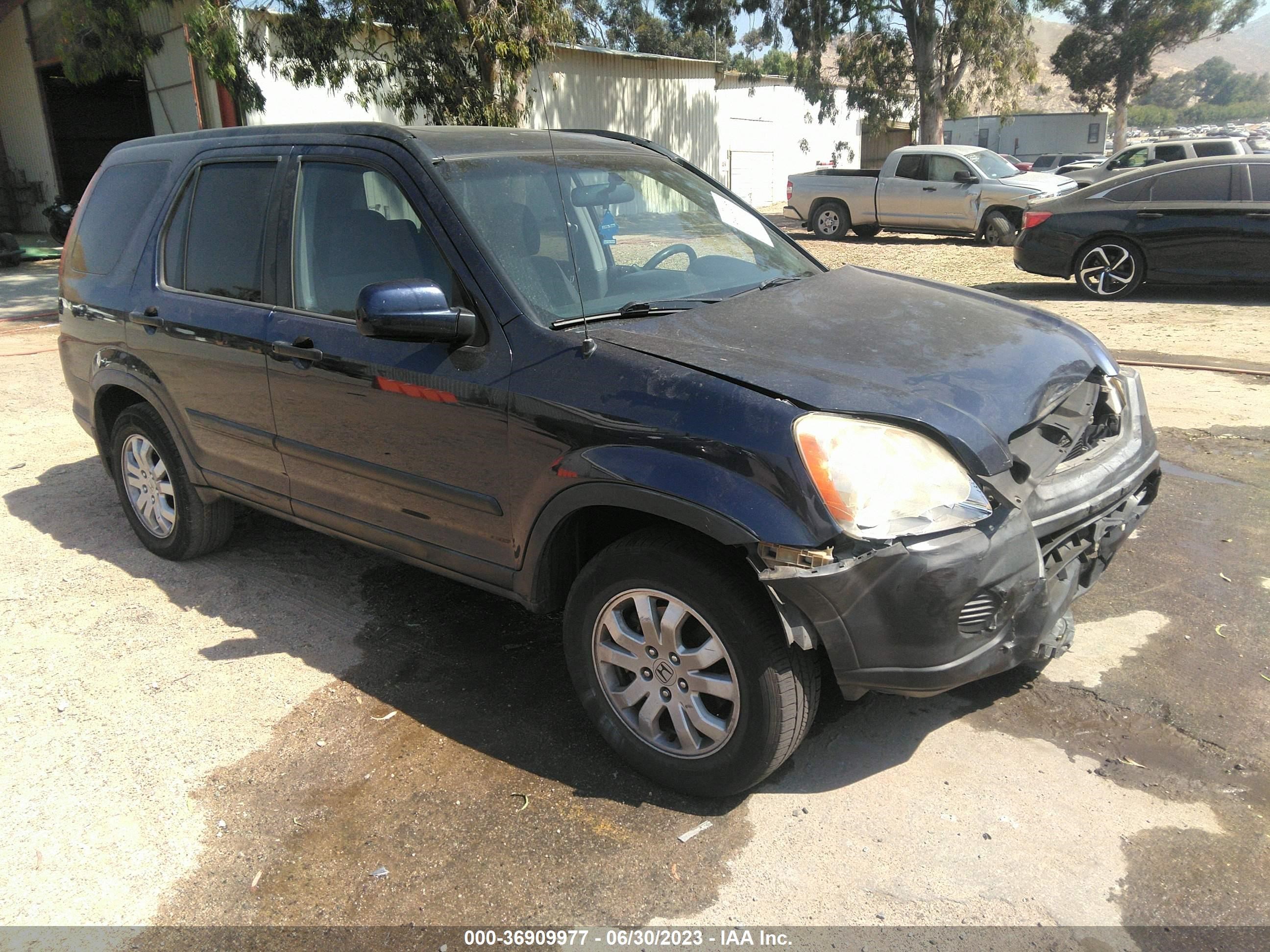 honda cr-v 2006 jhlrd78816c030990