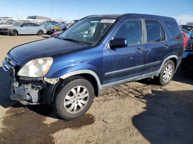 honda cr-v ex 2006 jhlrd78826c015222