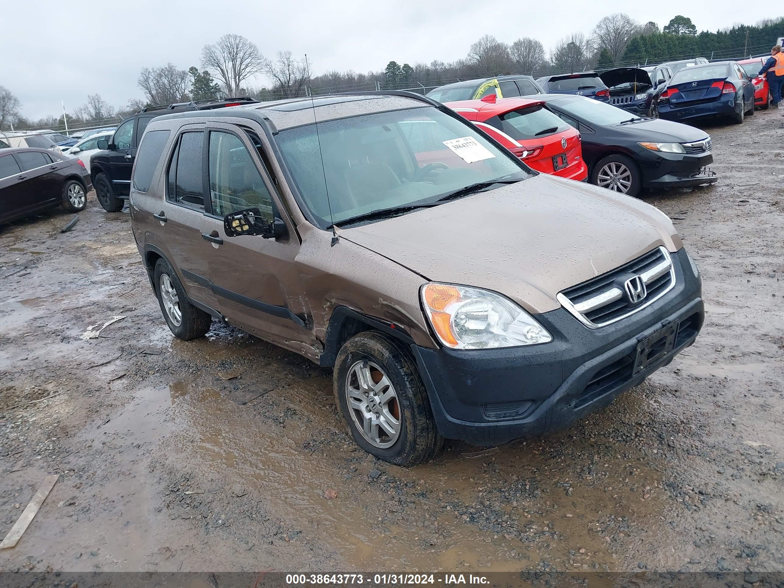 honda cr-v 2002 jhlrd78842c092734