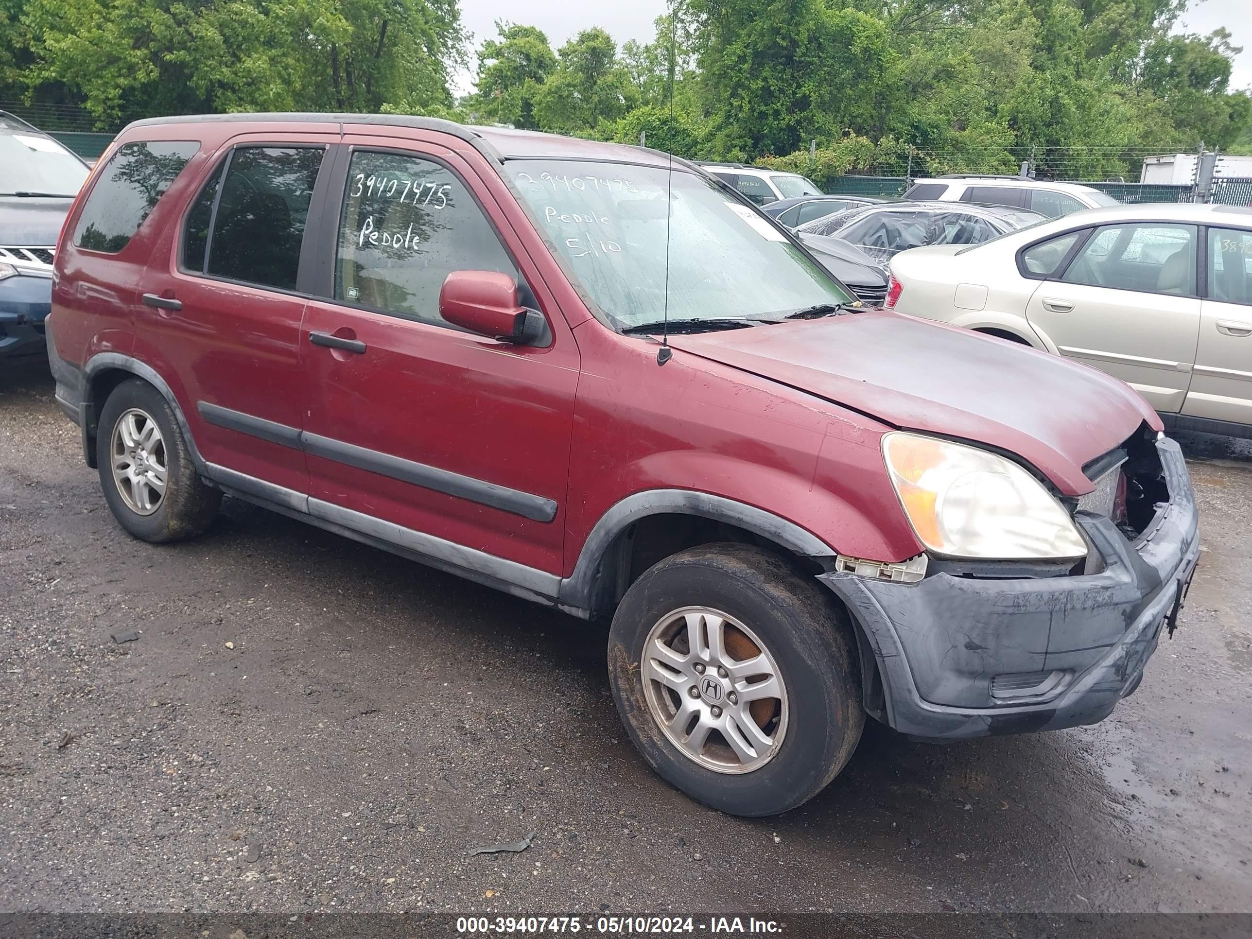 honda cr-v 2003 jhlrd78843c014097