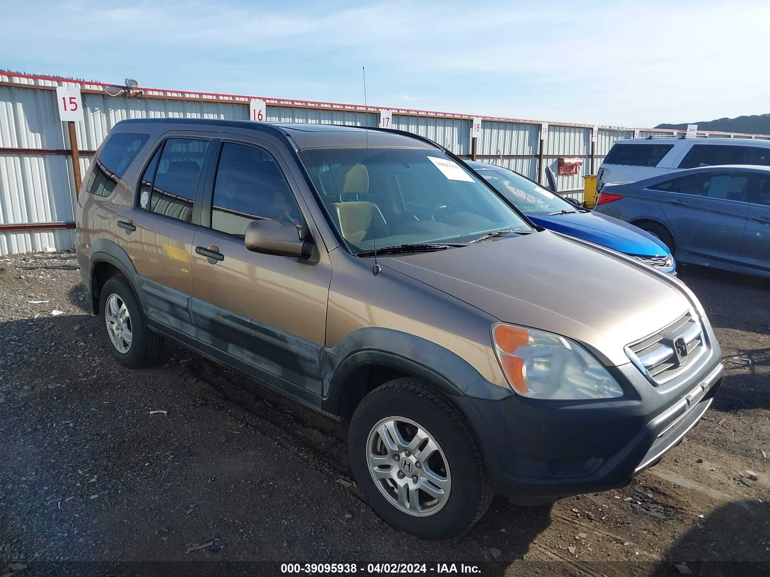 honda cr-v 2002 jhlrd78852c074596