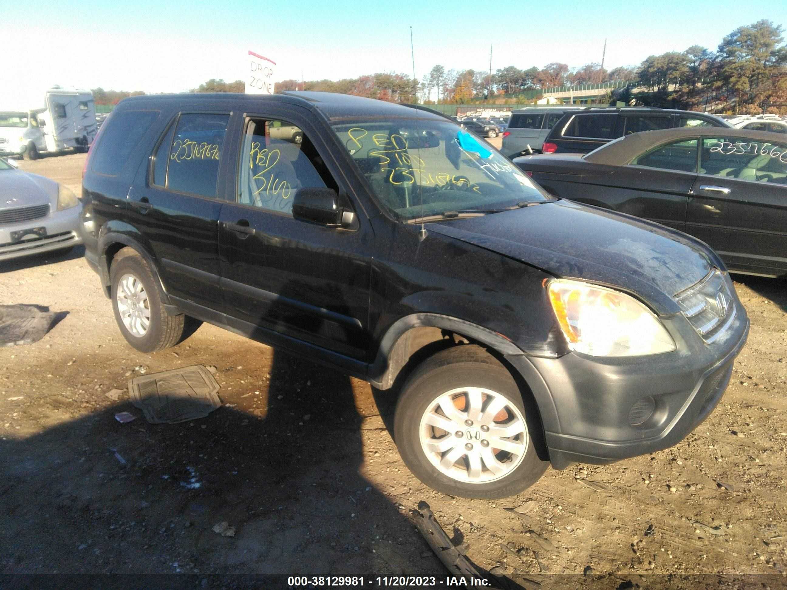 honda cr-v 2005 jhlrd78865c000236