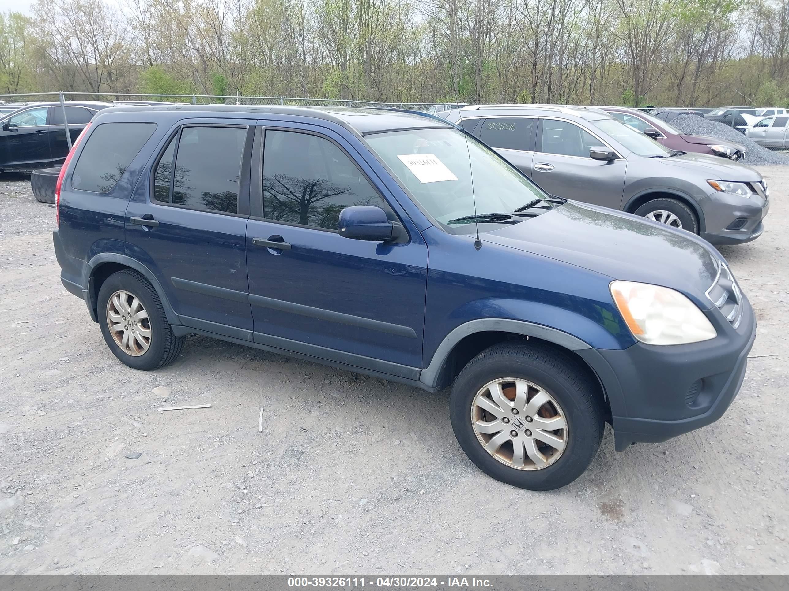 honda cr-v 2006 jhlrd78866c020584