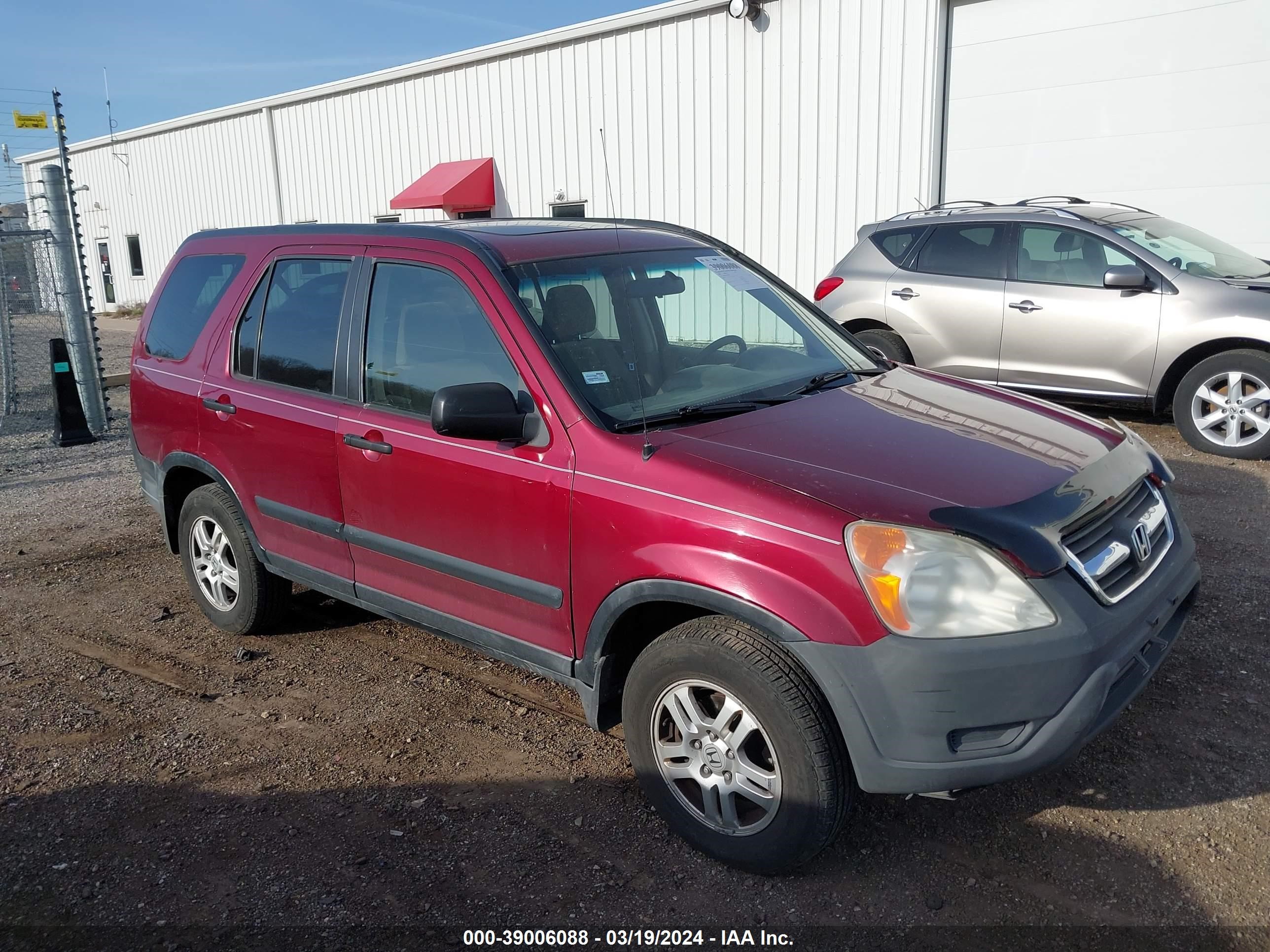 honda cr-v 2004 jhlrd78874c010837