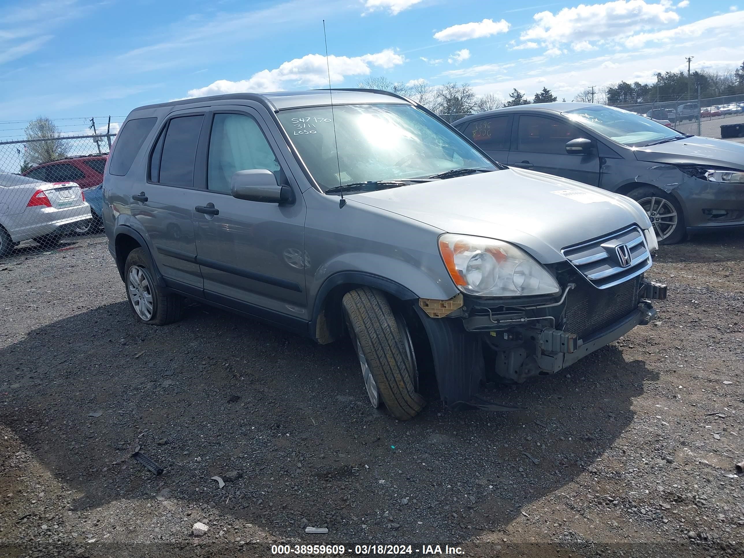 honda cr-v 2005 jhlrd78875c052782