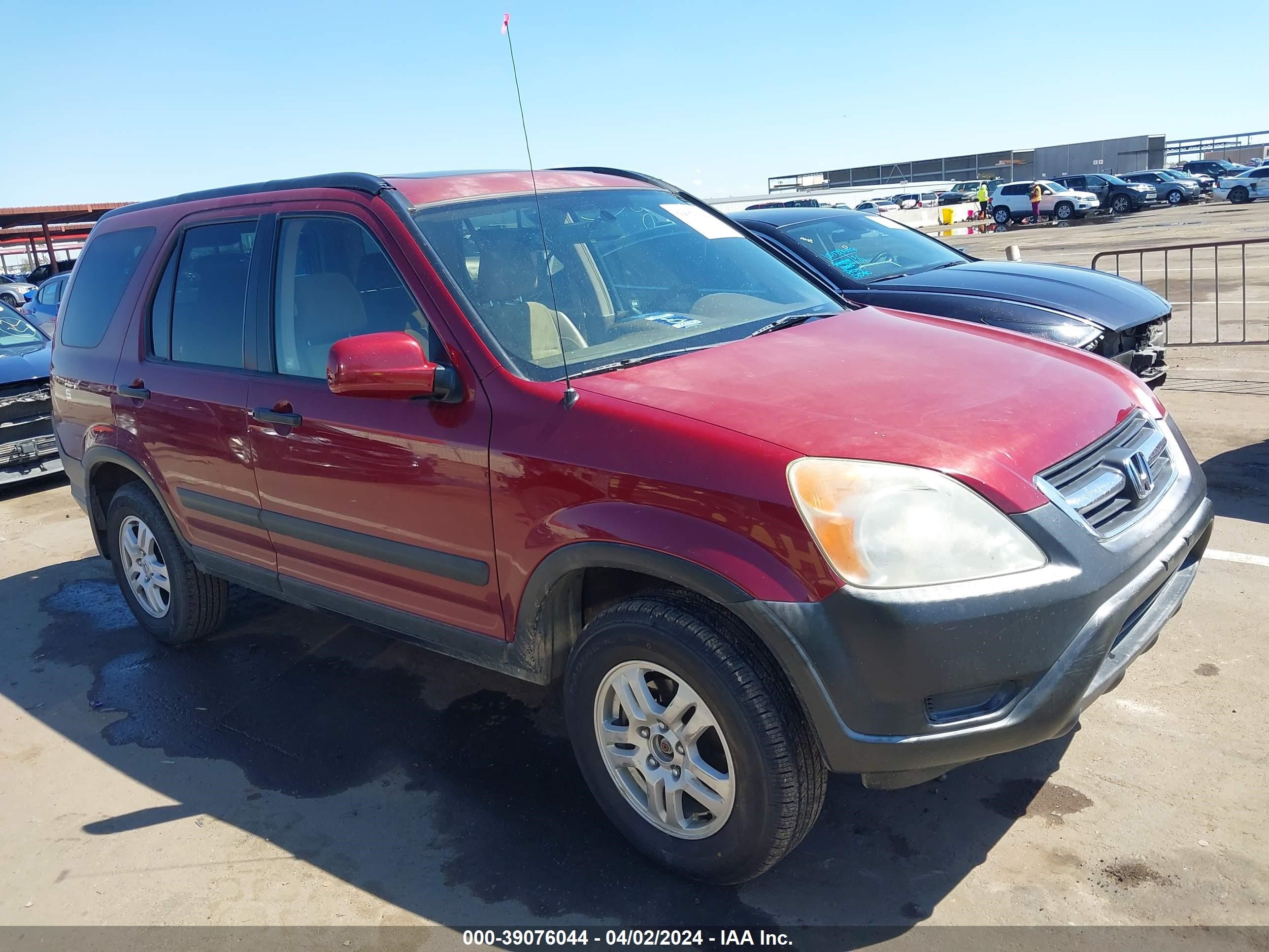 honda cr-v 2002 jhlrd78892c061527