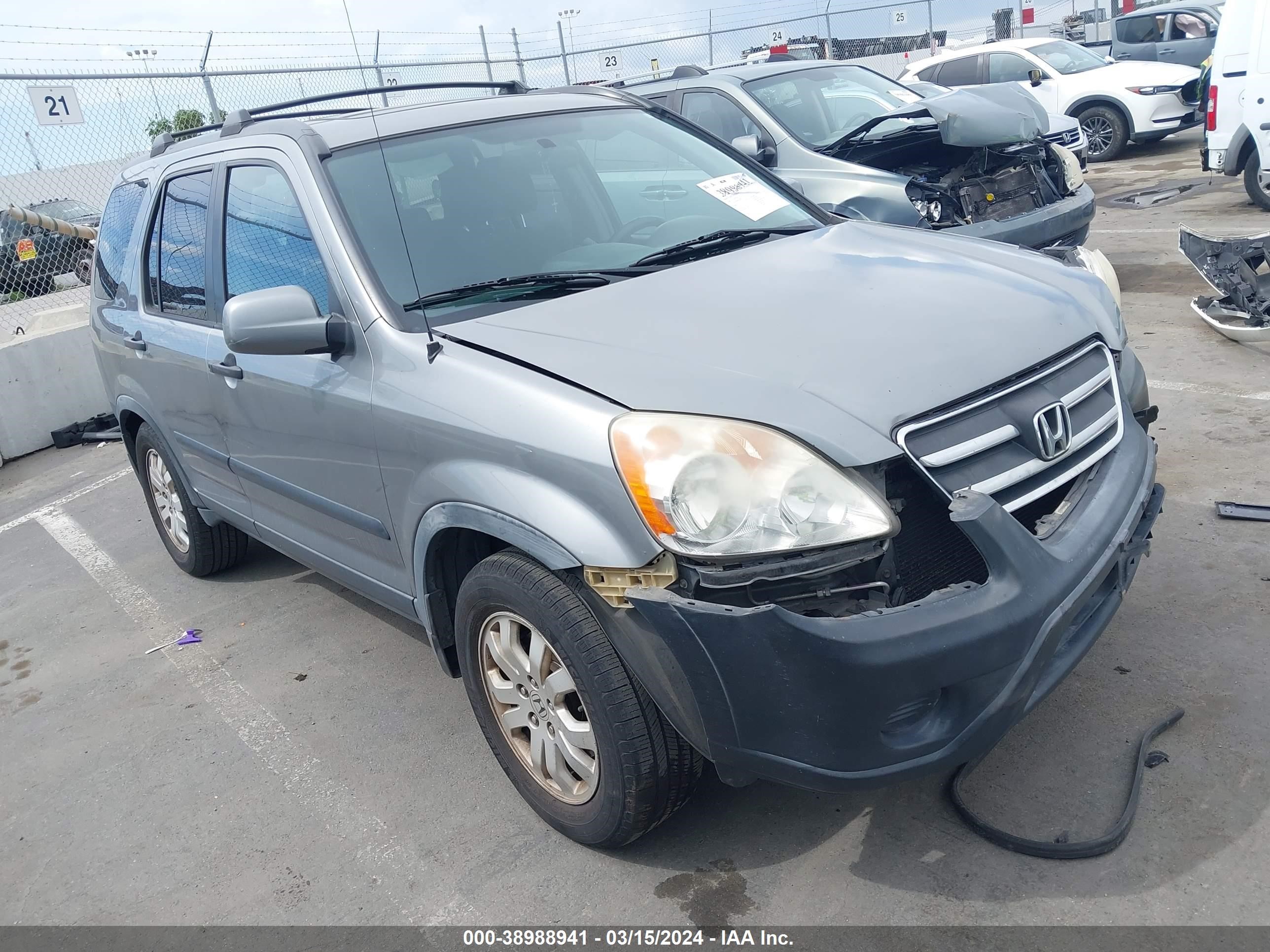 honda cr-v 2006 jhlrd78896c056947