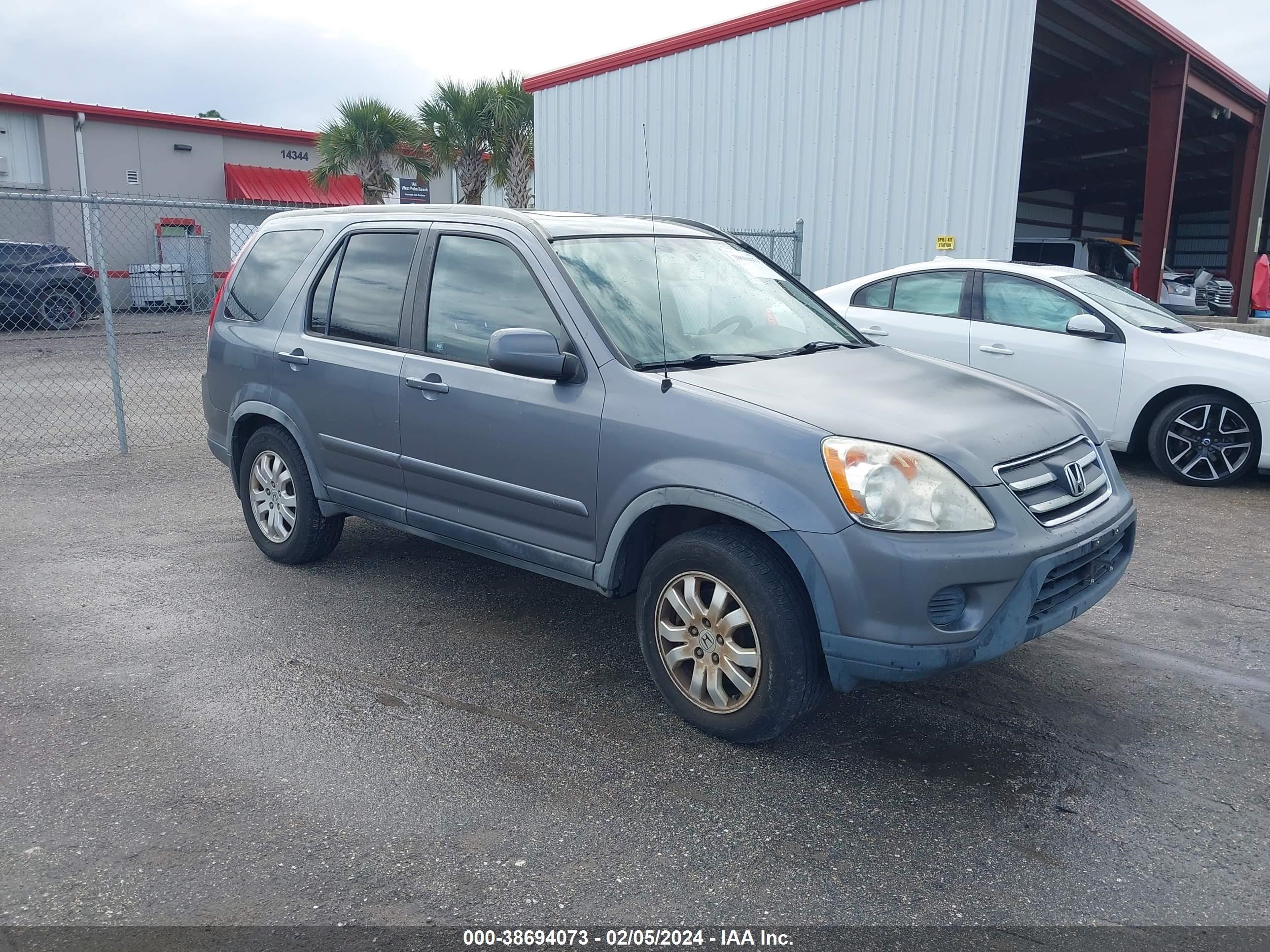 honda cr-v 2005 jhlrd78905c029434