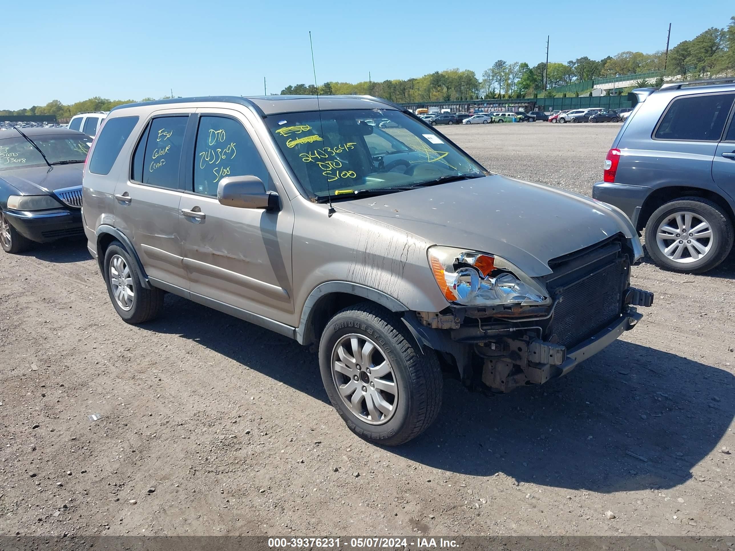 honda cr-v 2006 jhlrd78926c027881