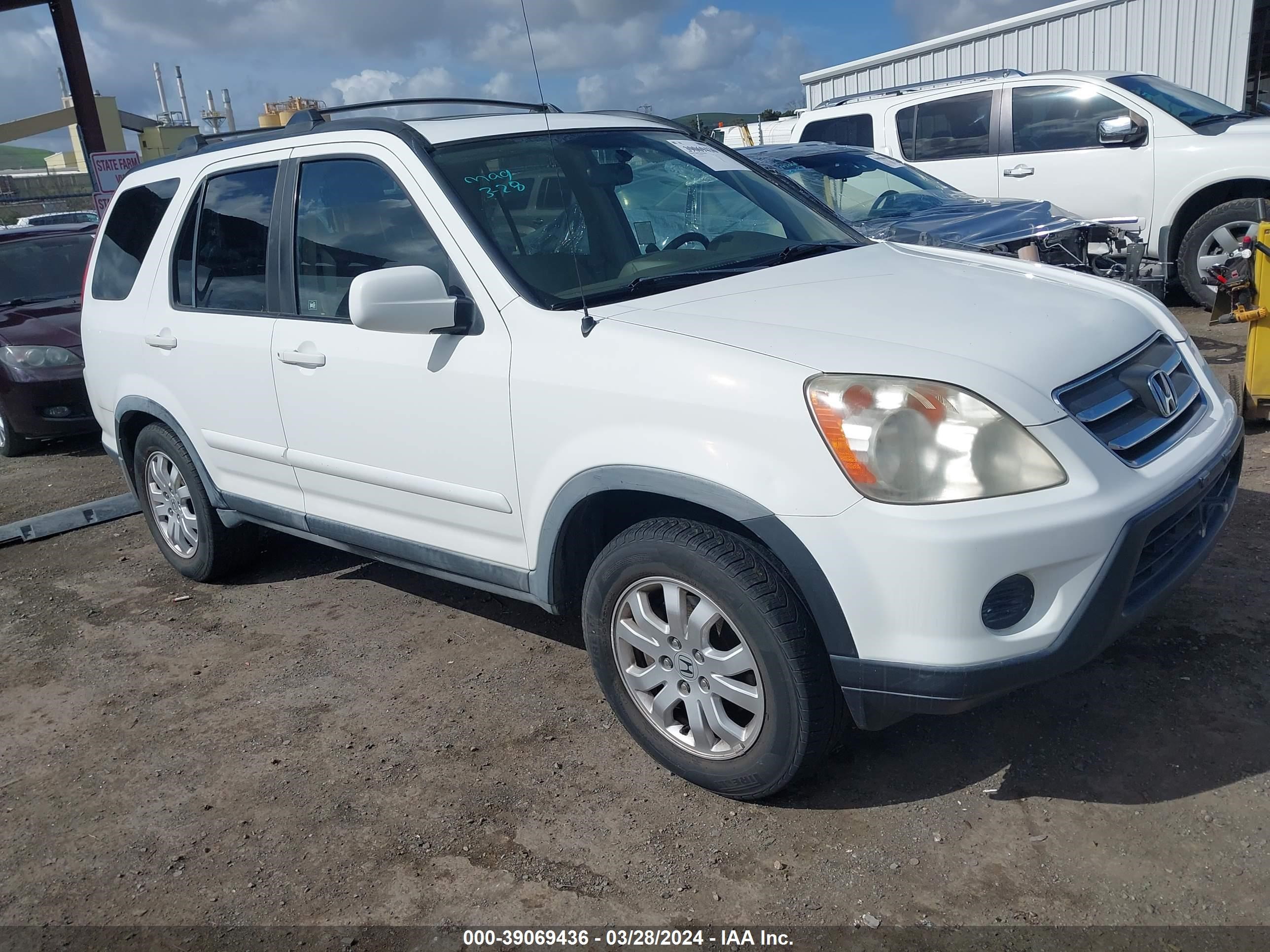 honda cr-v 2005 jhlrd78985c025339