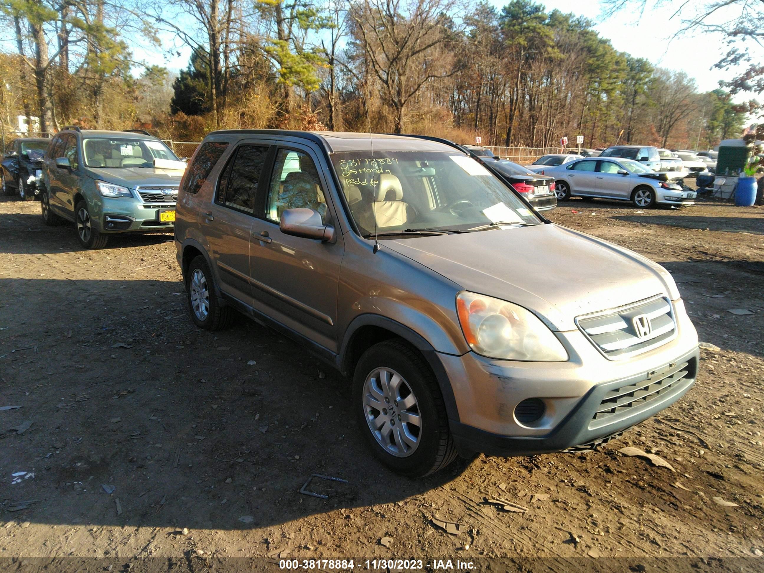 honda cr-v 2005 jhlrd78995c065090