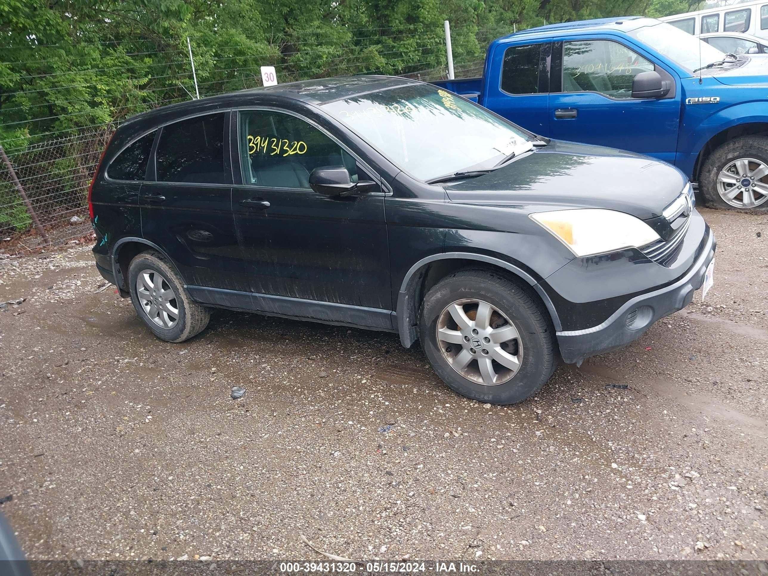 honda cr-v 2007 jhlre38707c071612