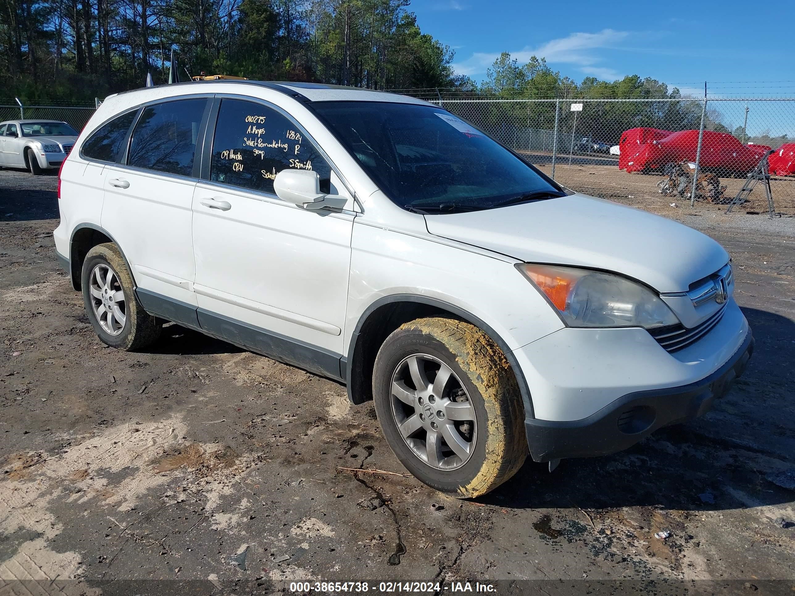 honda cr-v 2009 jhlre38779c010275