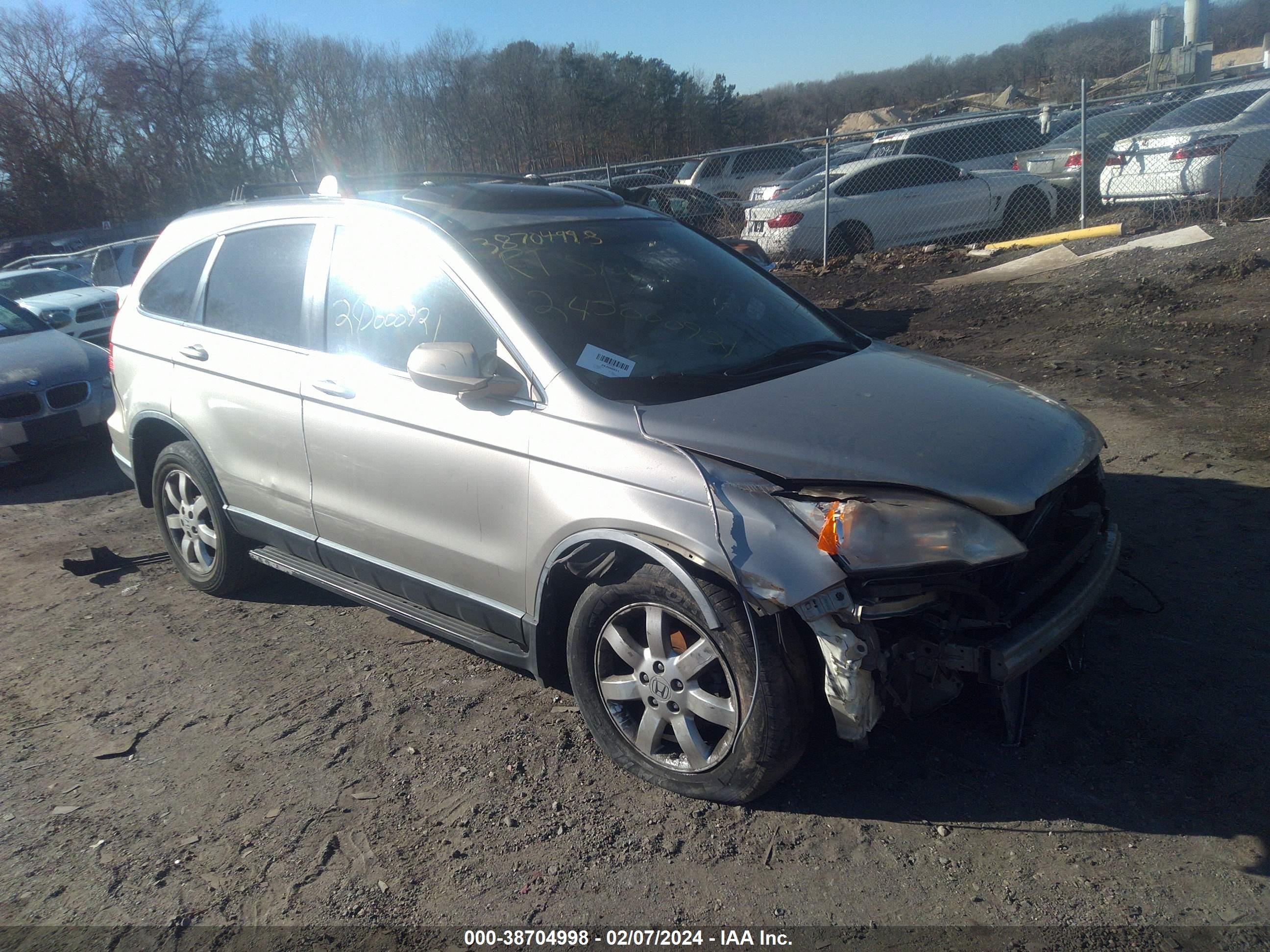 honda cr-v 2007 jhlre387x7c002118