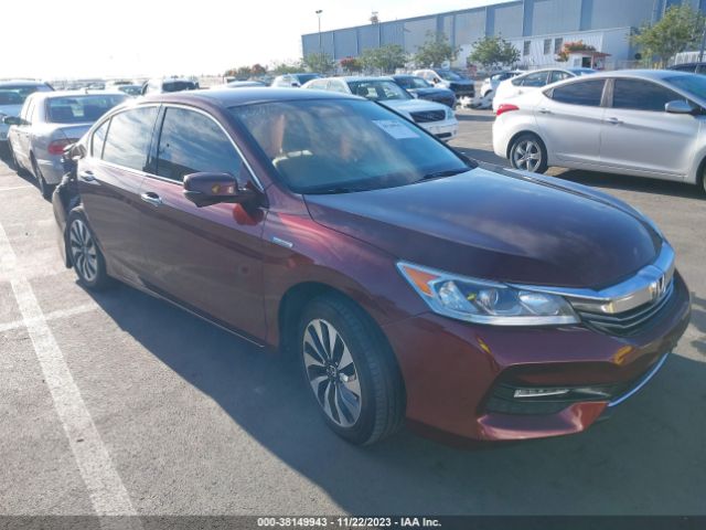 honda accord hybrid 2017 jhmcr6f33hc014782