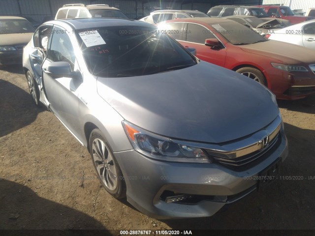 honda accord hybrid 2017 jhmcr6f57hc029724