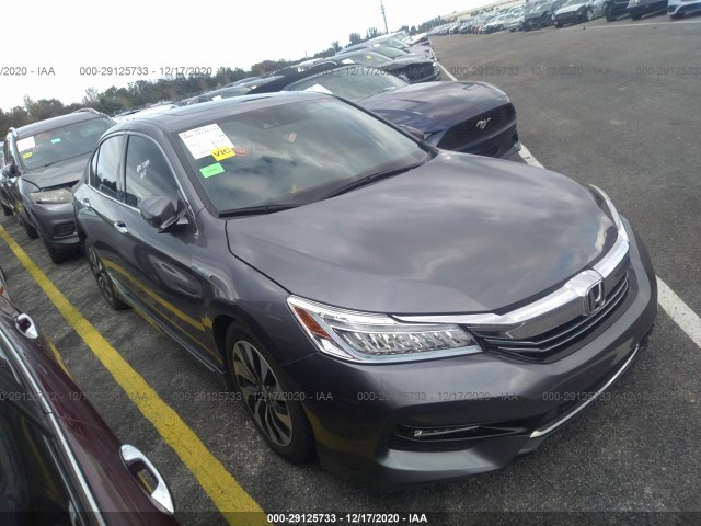 honda accord hybrid 2017 jhmcr6f76hc021485