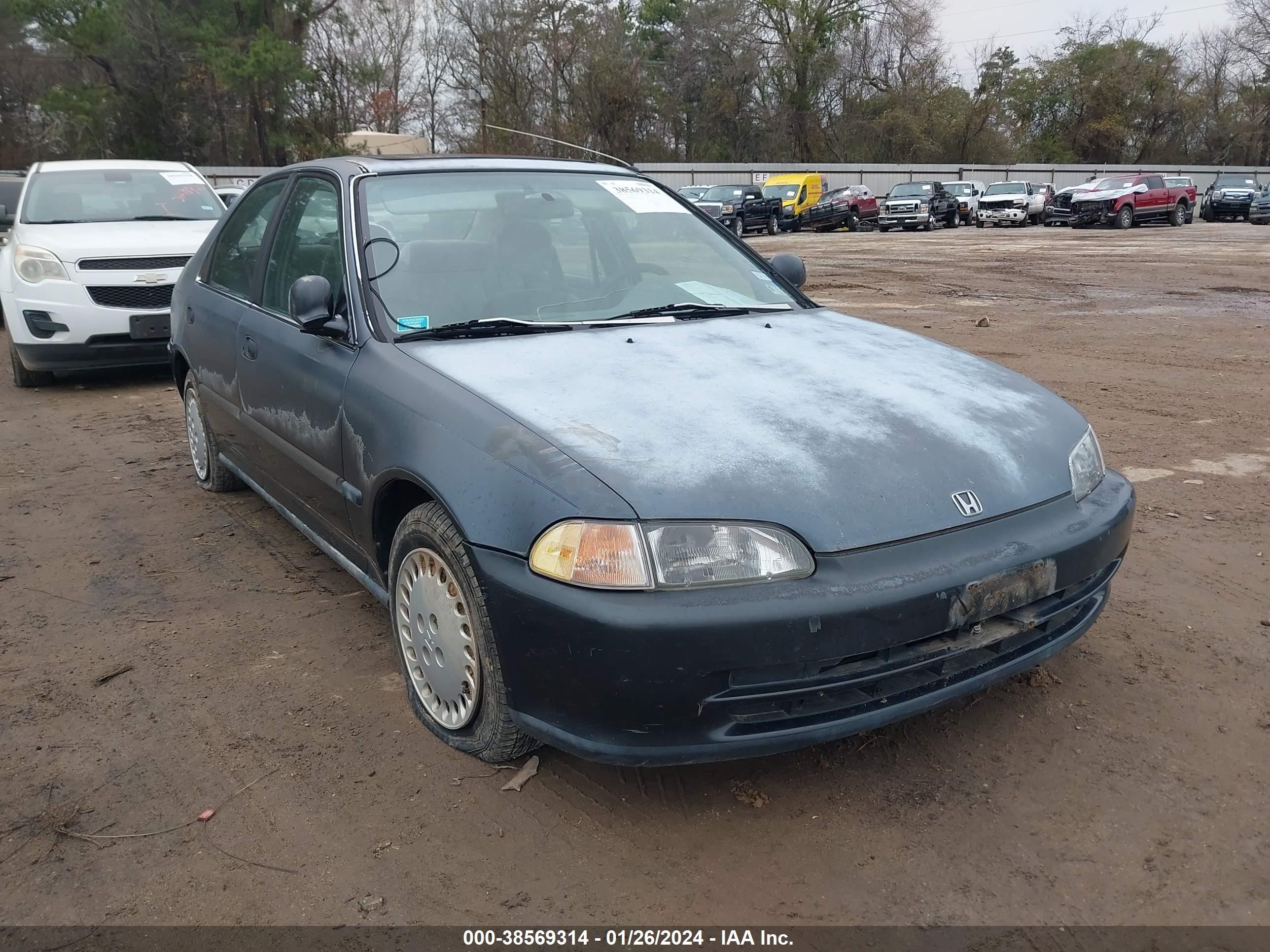 honda civic 1994 jhmeh9699rs009885