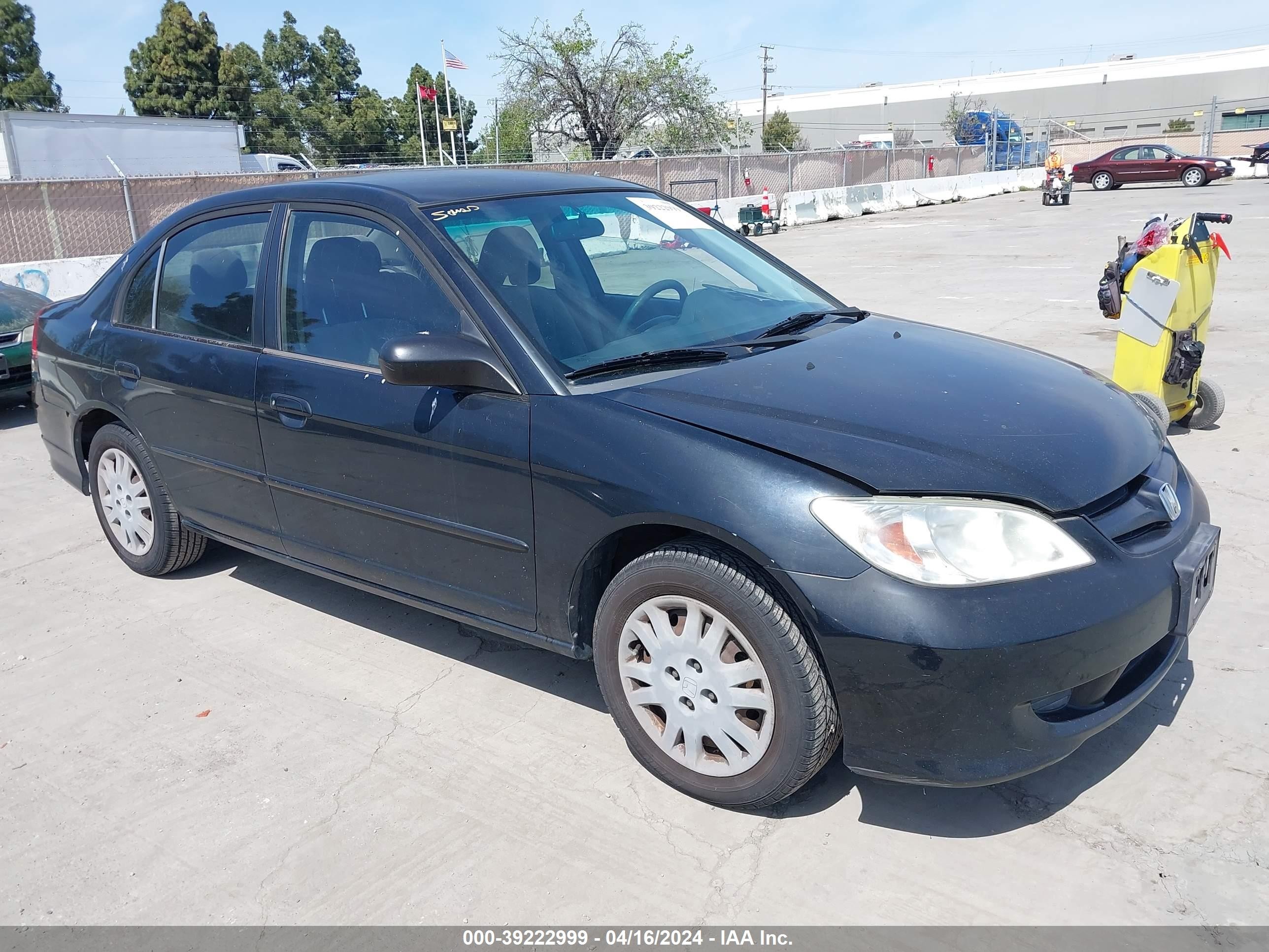 honda civic 2005 jhmes16555s004564