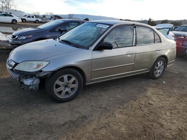 honda civic 2005 jhmes16565s000927