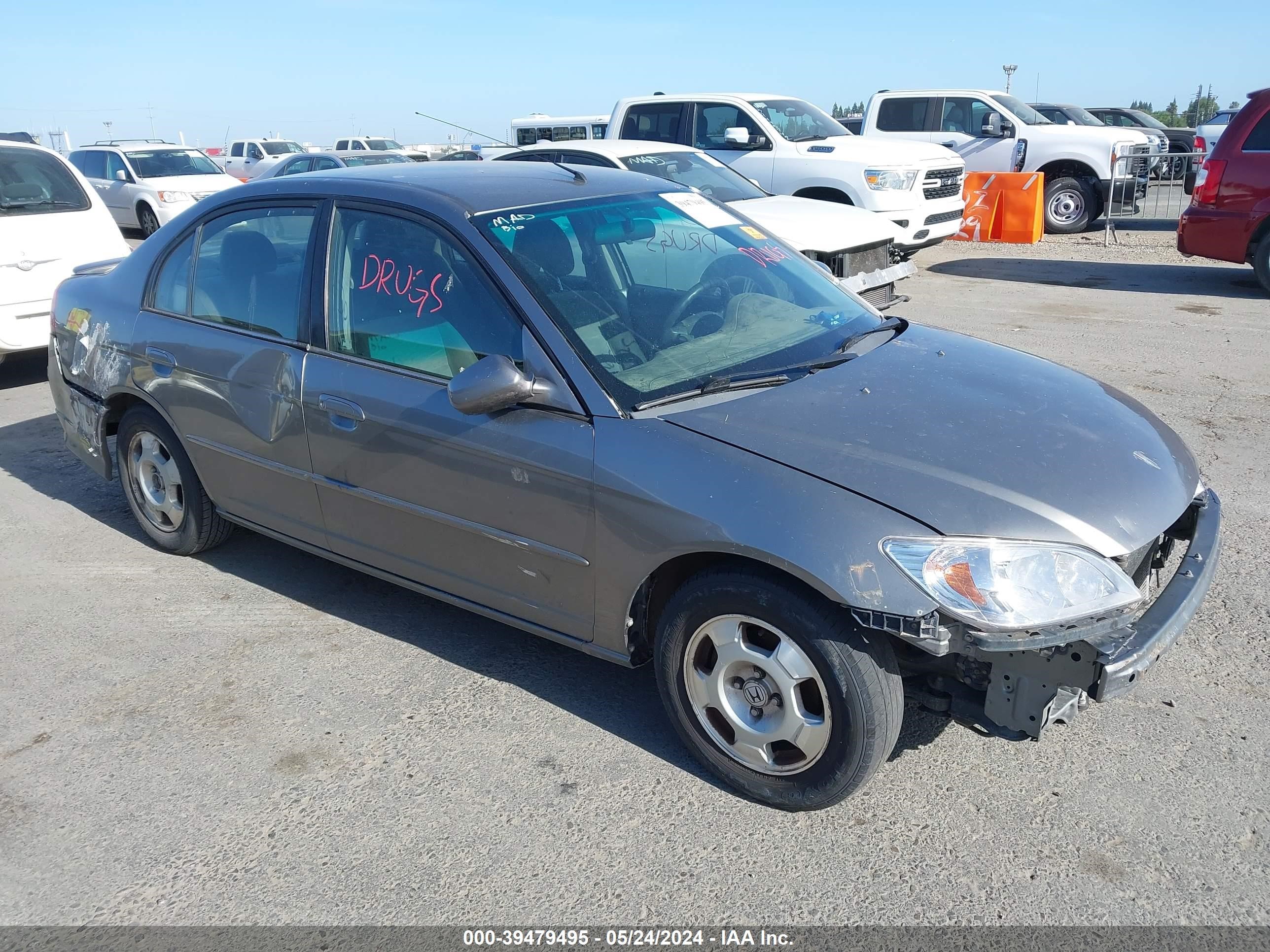 honda civic 2004 jhmes95654s015507