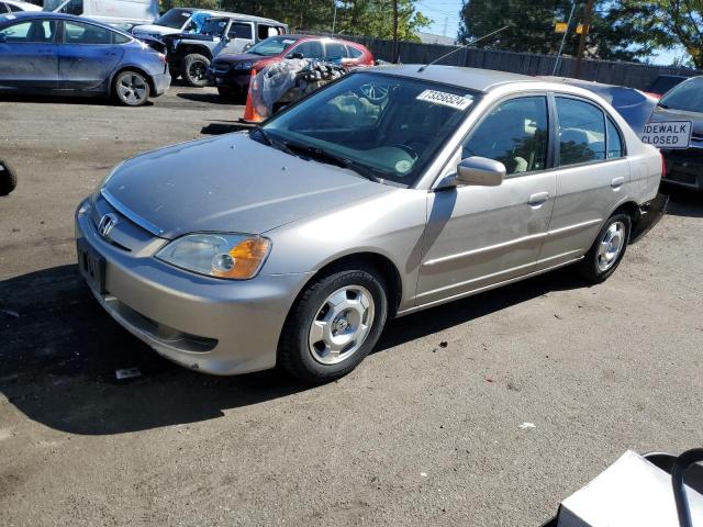 honda civic hybr 2003 jhmes95663s029186