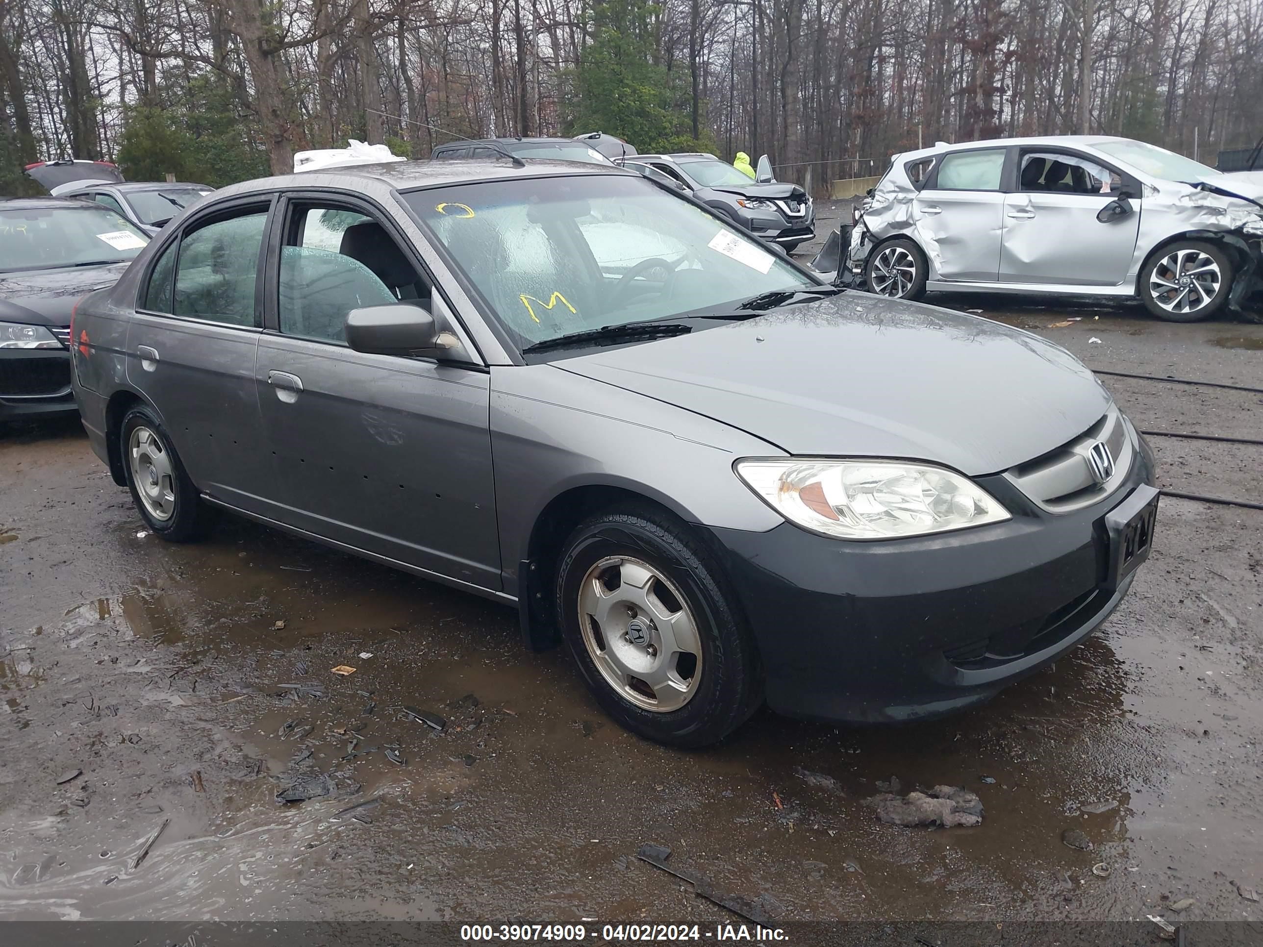 honda civic 2005 jhmes95685s005927