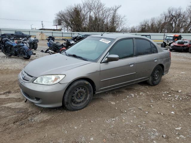 honda civic hybr 2005 jhmes95685s011288