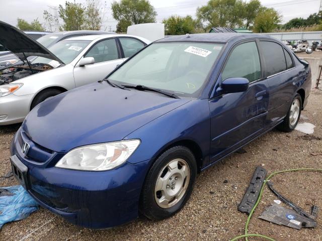 honda civic hybr 2005 jhmes96605s012689