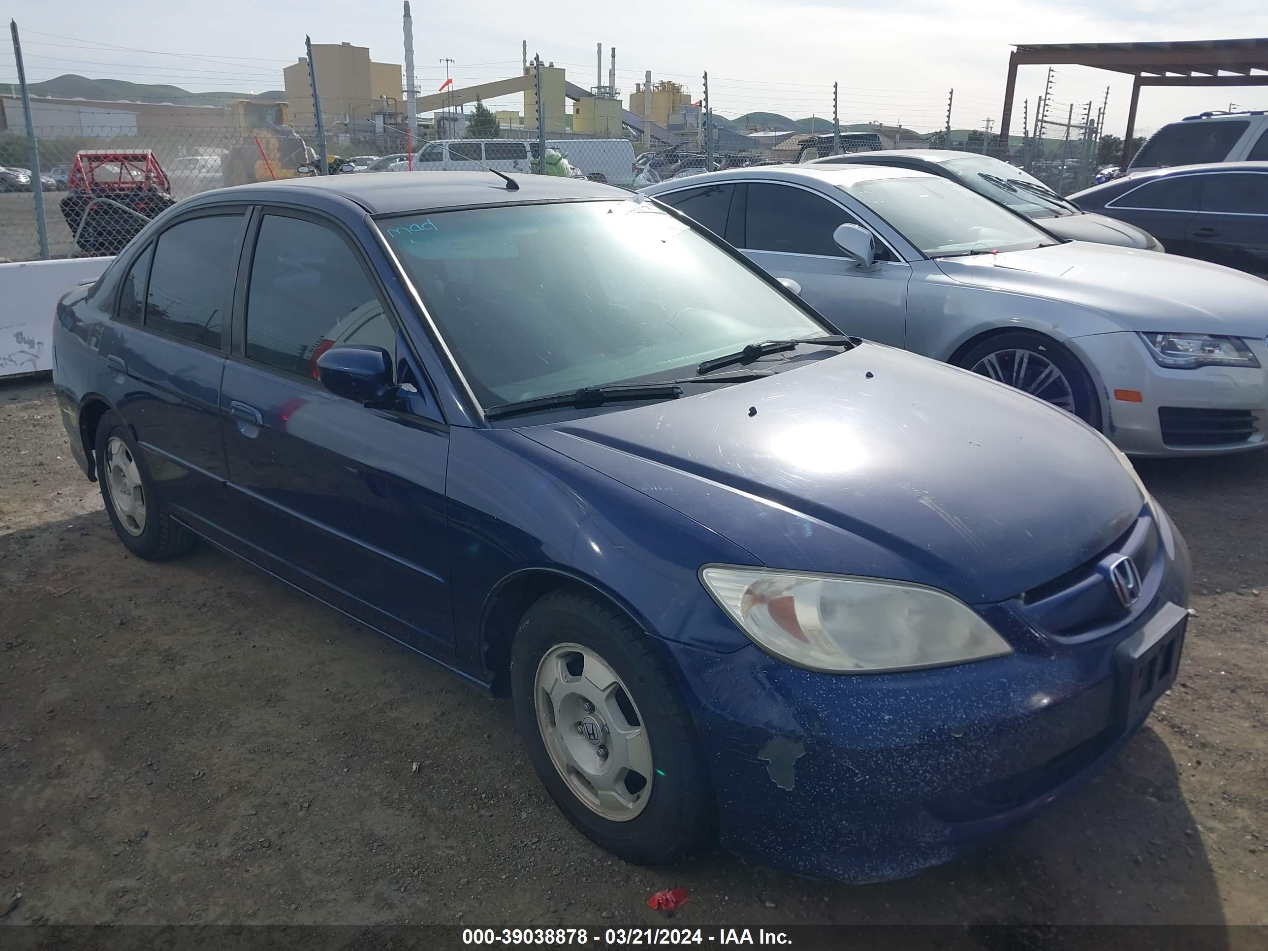 honda civic 2005 jhmes96615s009221