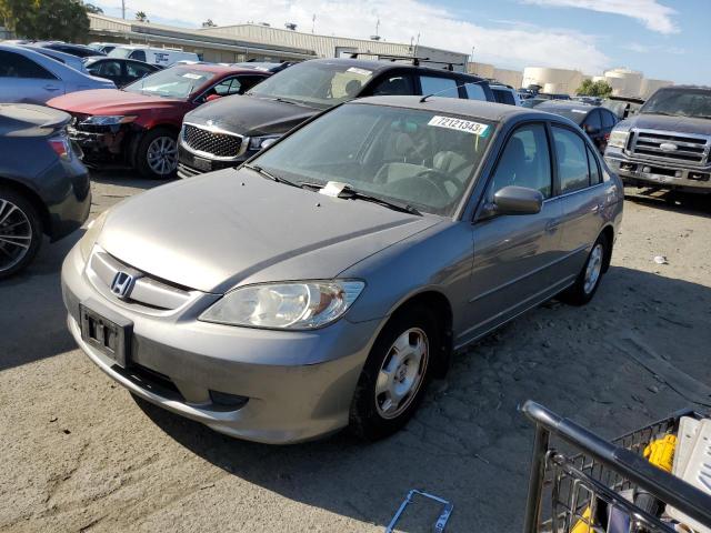 honda civic hybr 2005 jhmes96685s000810