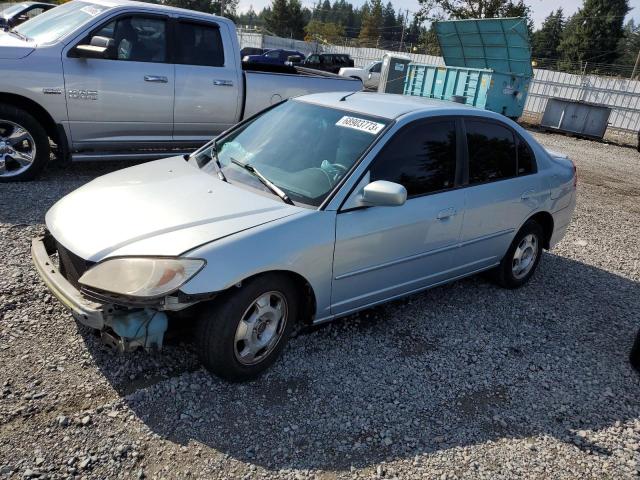 honda civic hybr 2005 jhmes96685s006784